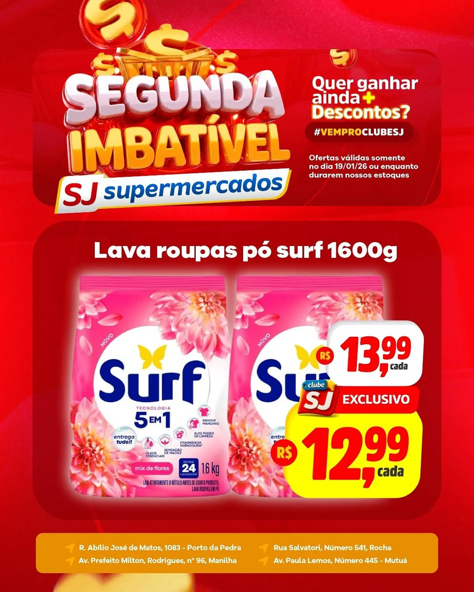 Encarte de Encarte Sj Supermercados 19 de janeiro até 19 de janeiro 2026 - Pagina 5