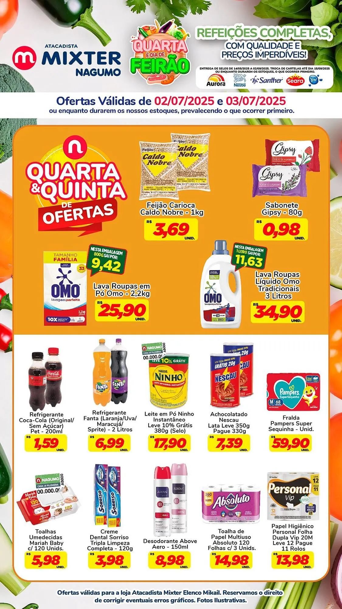 Encarte de Catálogo Nagumo 2 de julho até 3 de julho 2025 - Pagina 1