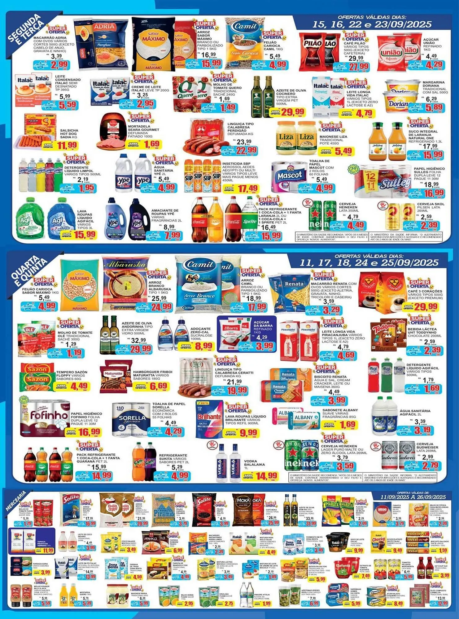 Encarte de Folheto Supermercado Estrela Azul 11 de setembro até 26 de setembro 2025 - Pagina 2