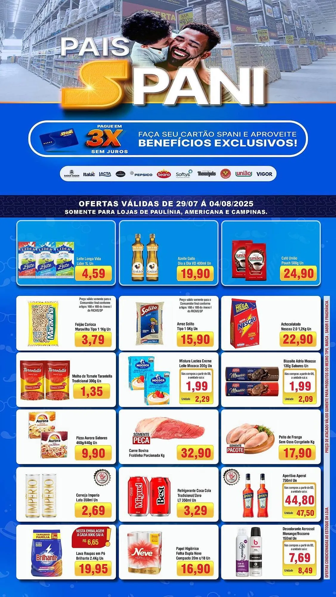 Encarte de Catálogo Spani Atacadista 29 de julho até 4 de agosto 2025 - Pagina 1