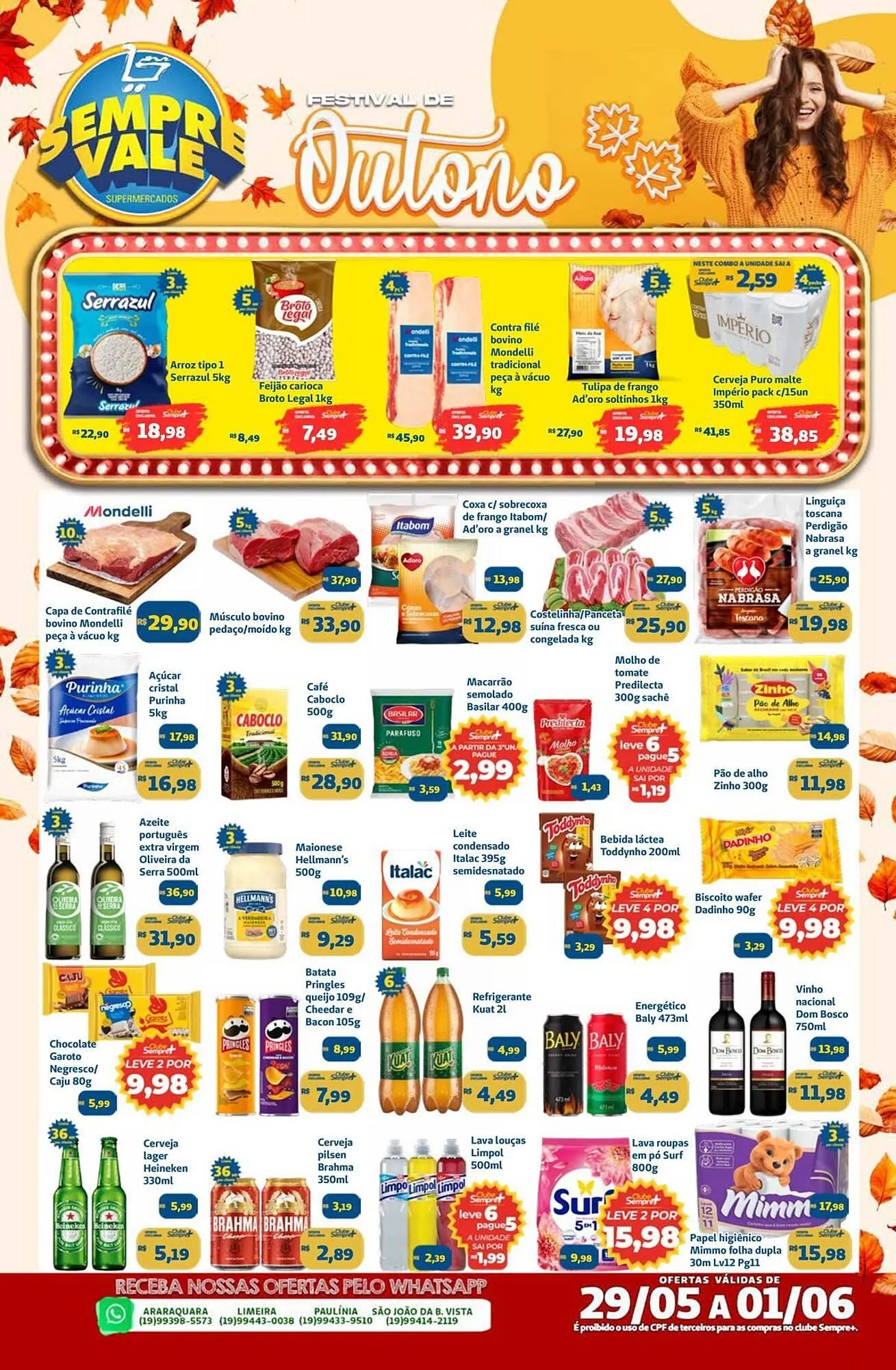 Encarte de Catálogo Sempre Vale Supermercados 29 de maio até 1 de junho 2025 - Pagina 1