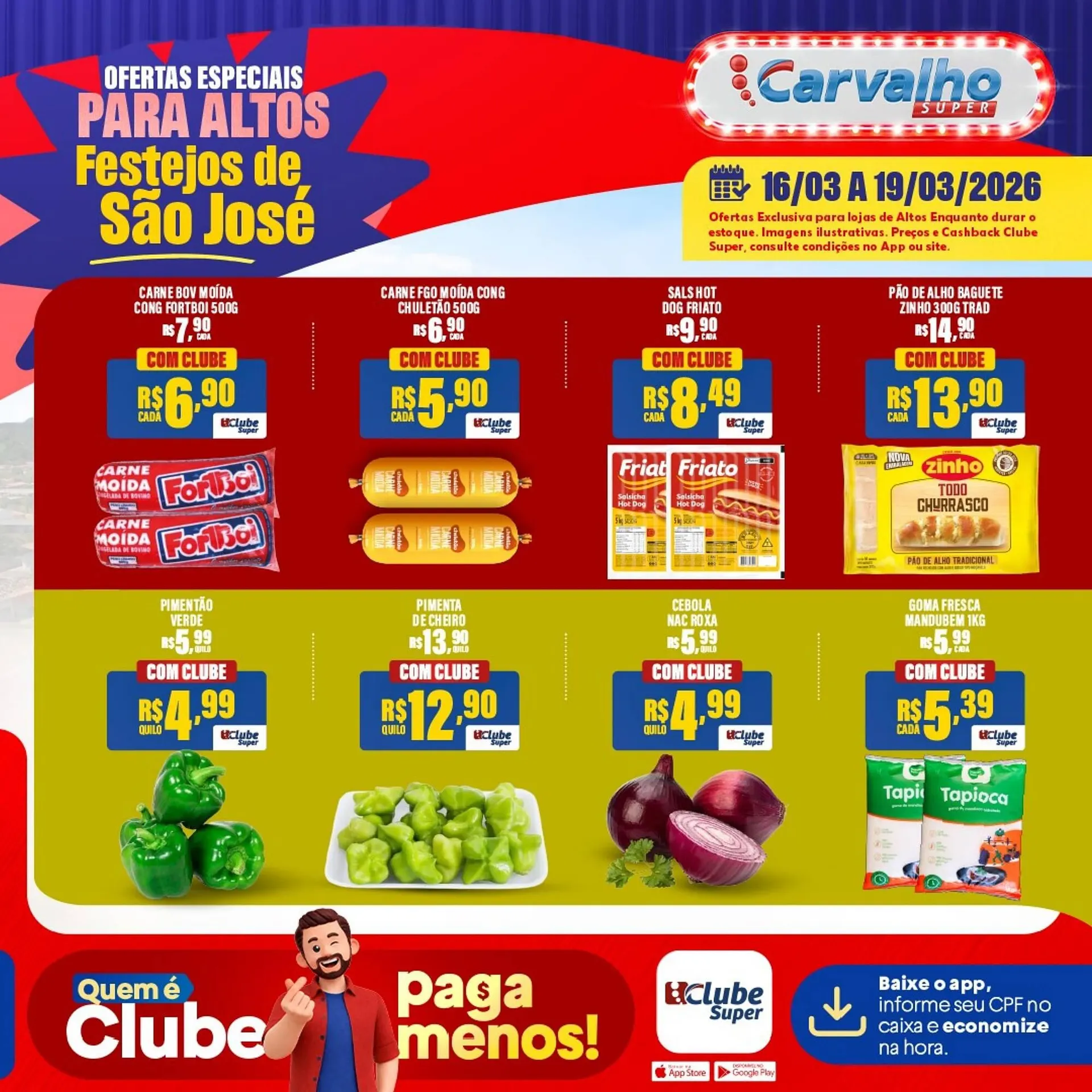 Encarte de Catálogo Carvalho Supermercado 16 de março até 19 de março 2026 - Pagina 5