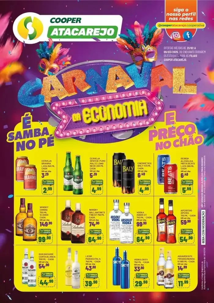 Encarte de Carnaval 24 de fevereiro até 9 de março 2025 - Pagina 1