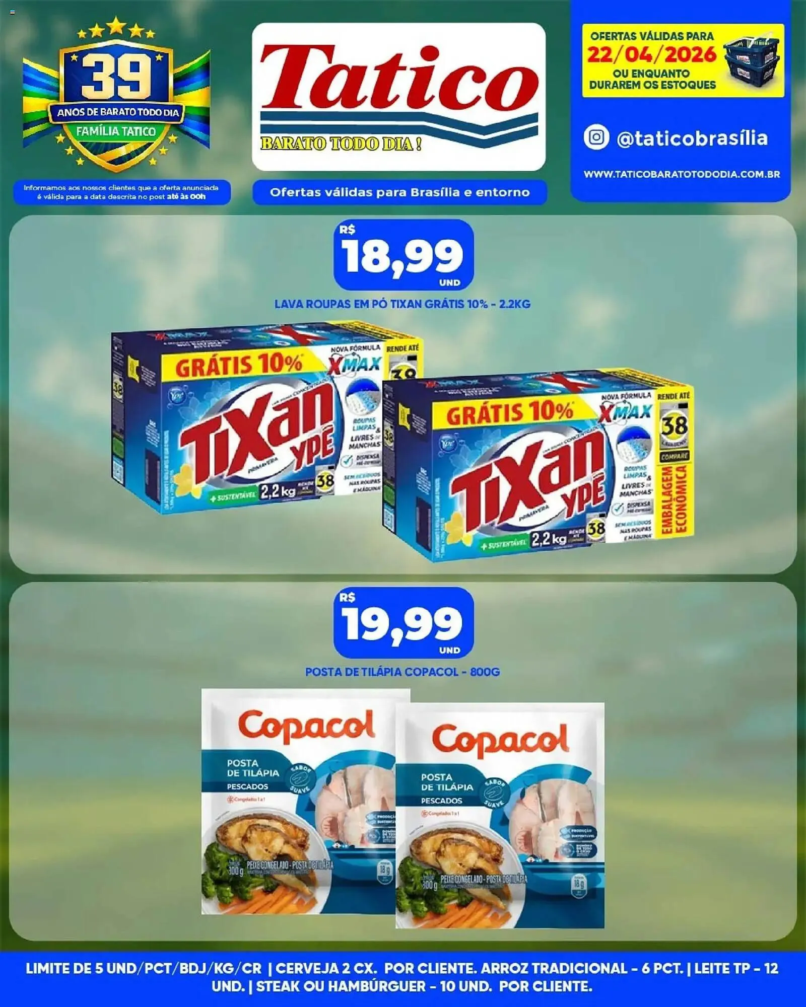 Encarte de Tabloide Tatico 22 de abril até 22 de abril 2026 - Pagina 12