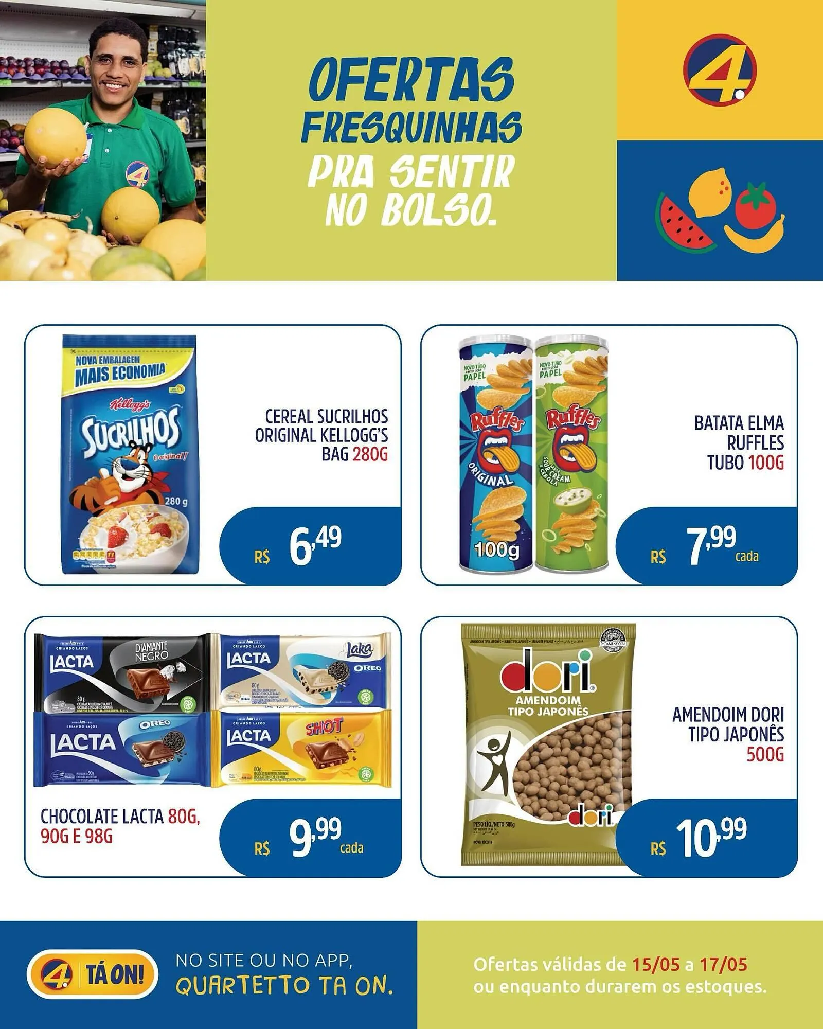 Encarte de Catálogo Quartetto Supermercados 15 de maio até 17 de maio 2026 - Pagina 11