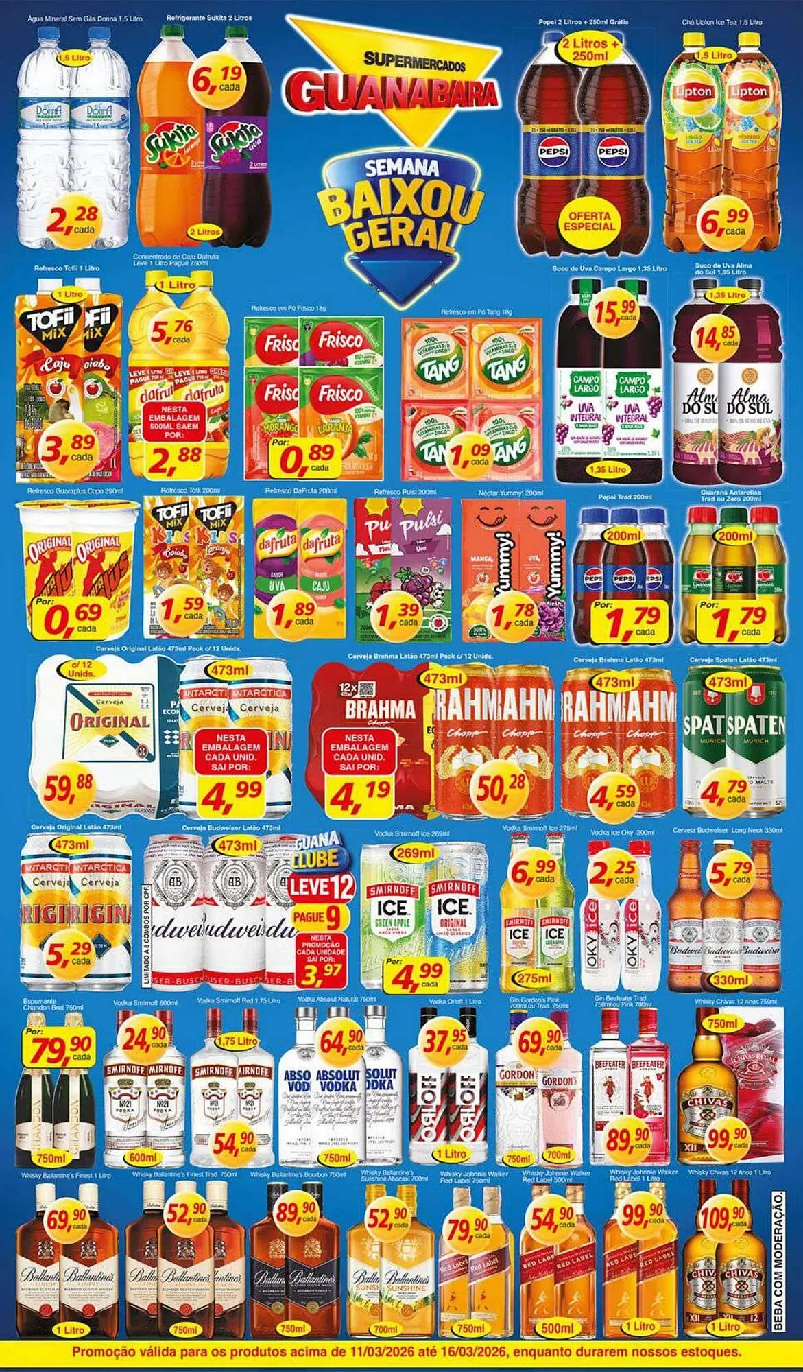 Encarte de Encarte Supermercados Guanabara 11 de março até 16 de março 2026 - Pagina 7