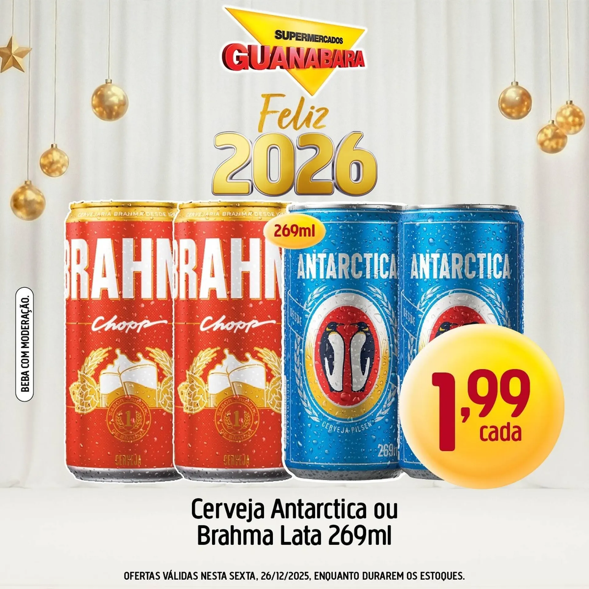 Encarte de Encarte Supermercados Guanabara 26 de dezembro até 26 de dezembro 2025 - Pagina 1