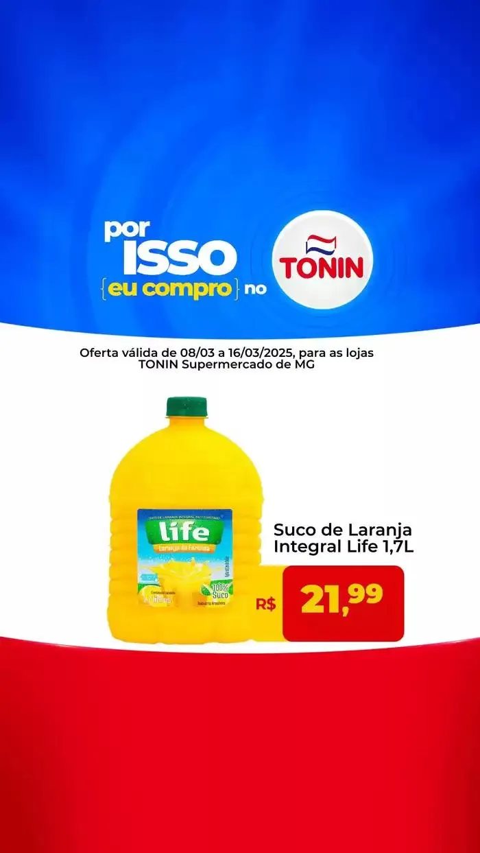 Encarte de SUCOS LIFE 8 de março até 16 de março 2025 - Pagina 1