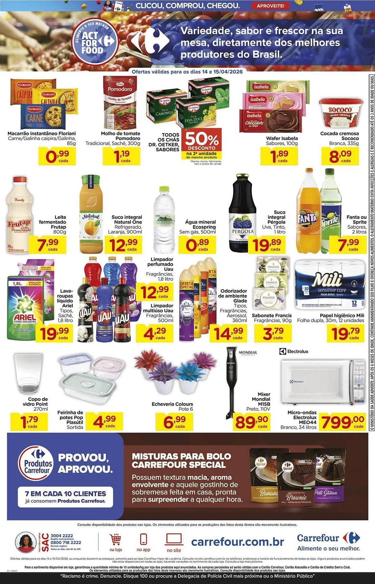 Encarte de Folheto Carrefour 14 de abril até 15 de abril 2026 - Pagina 3