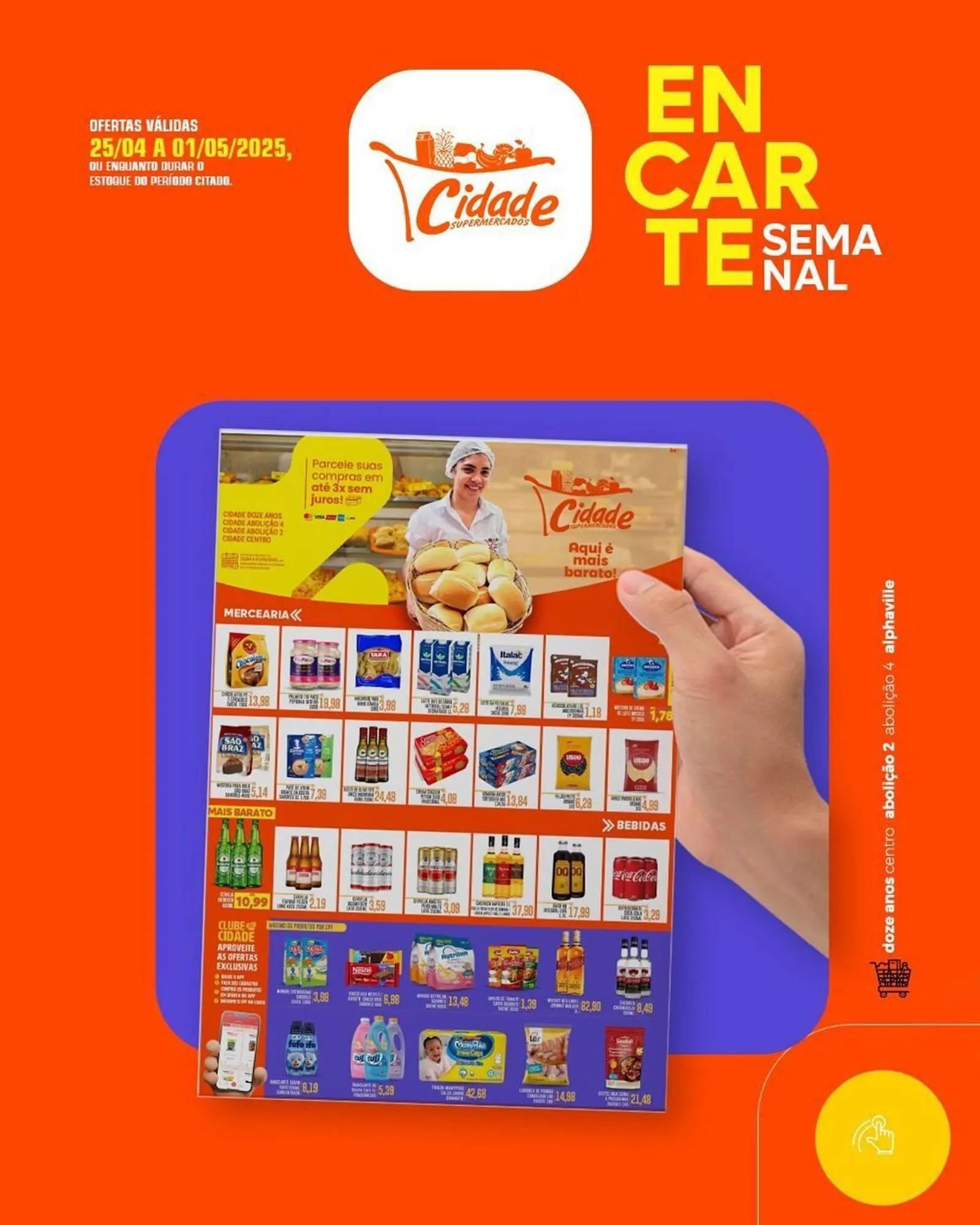 Encarte de Catálogo Cidade Supermercados 29 de abril até 1 de maio 2025 - Pagina 7