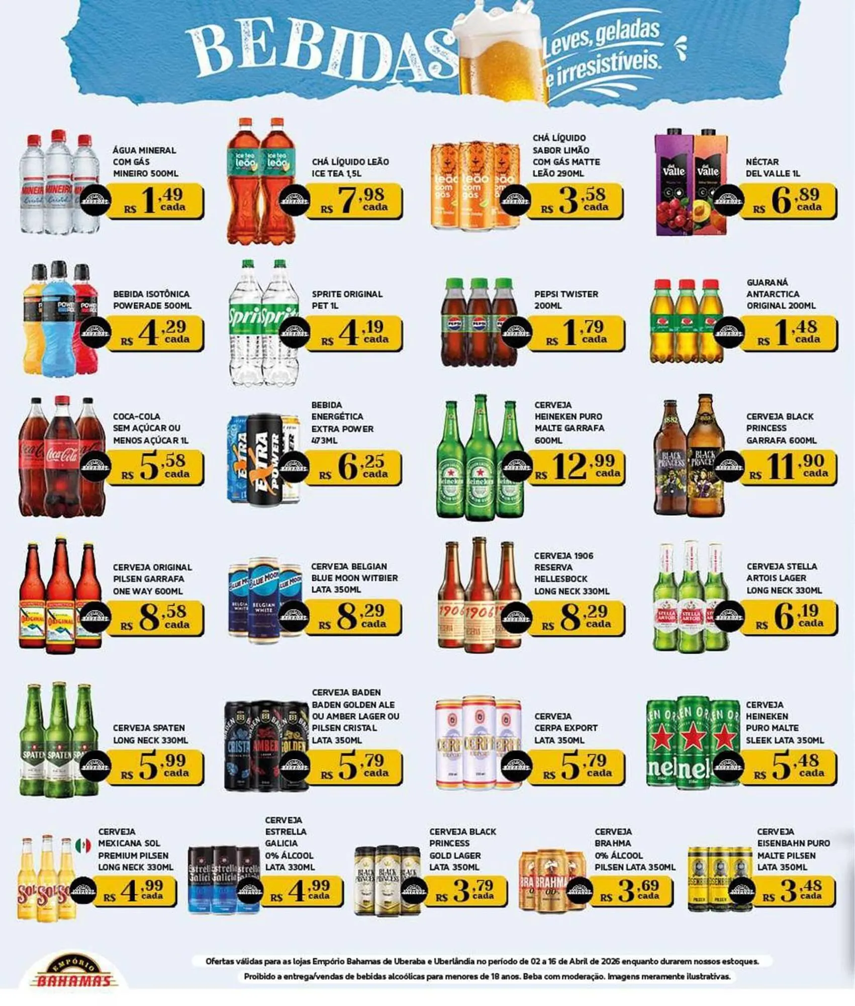 Encarte de Catálogo Empório Bahamas 2 de abril até 16 de abril 2026 - Pagina 4
