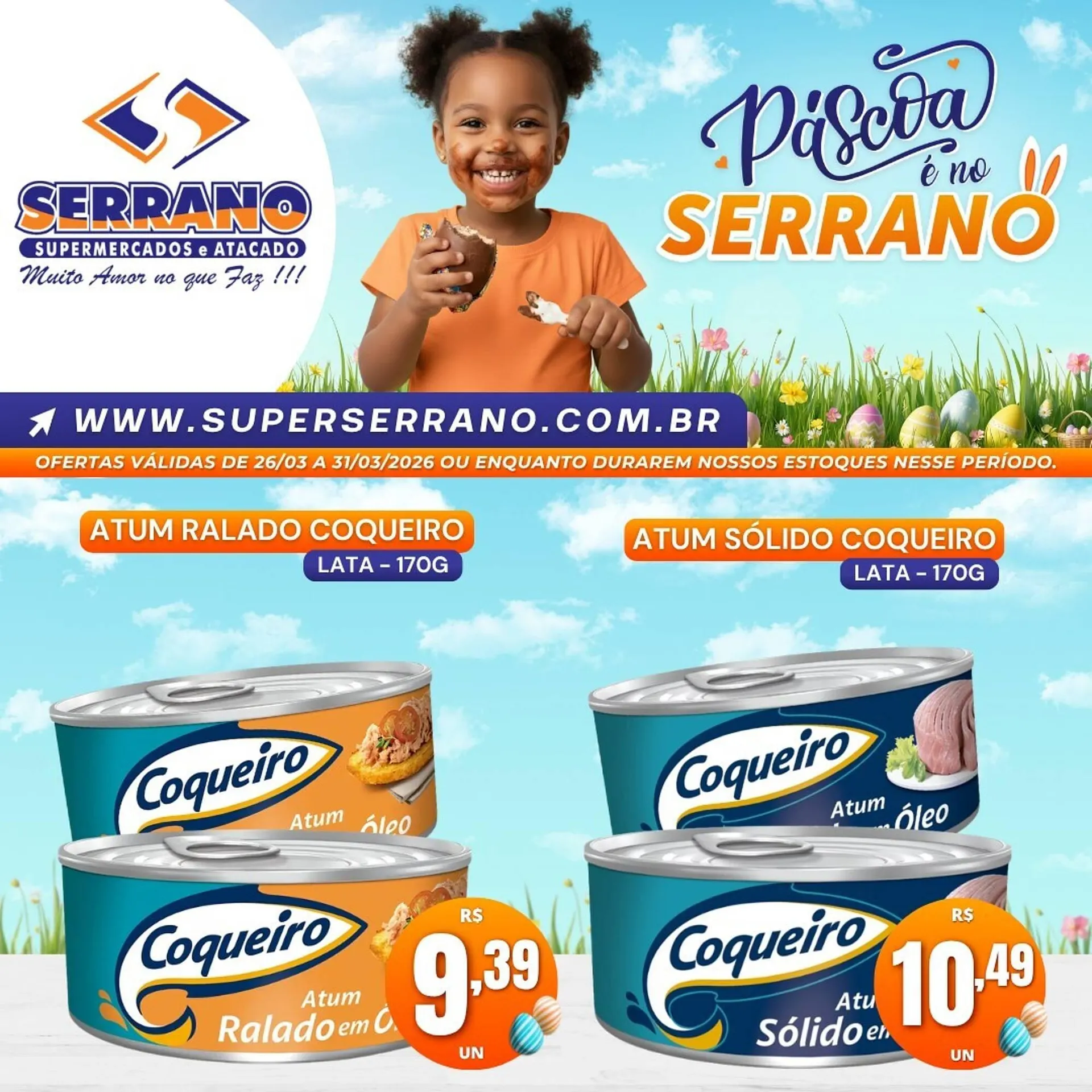 Encarte de Catálogo Serrano Supermercado 27 de março até 31 de março 2026 - Pagina 3