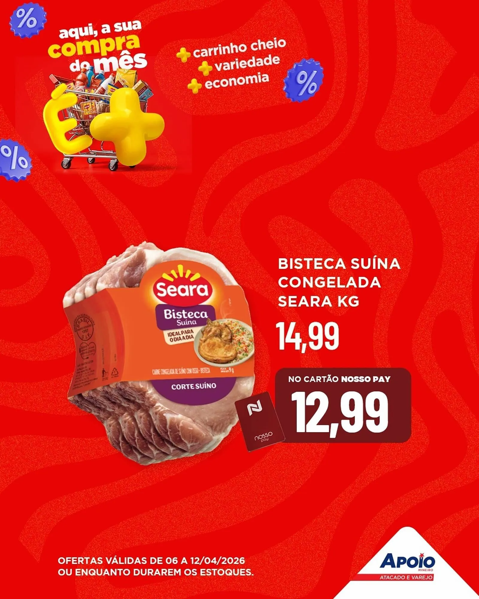 Encarte de Folheto Apoio Mineiro 9 de abril até 12 de abril 2026 - Pagina 1