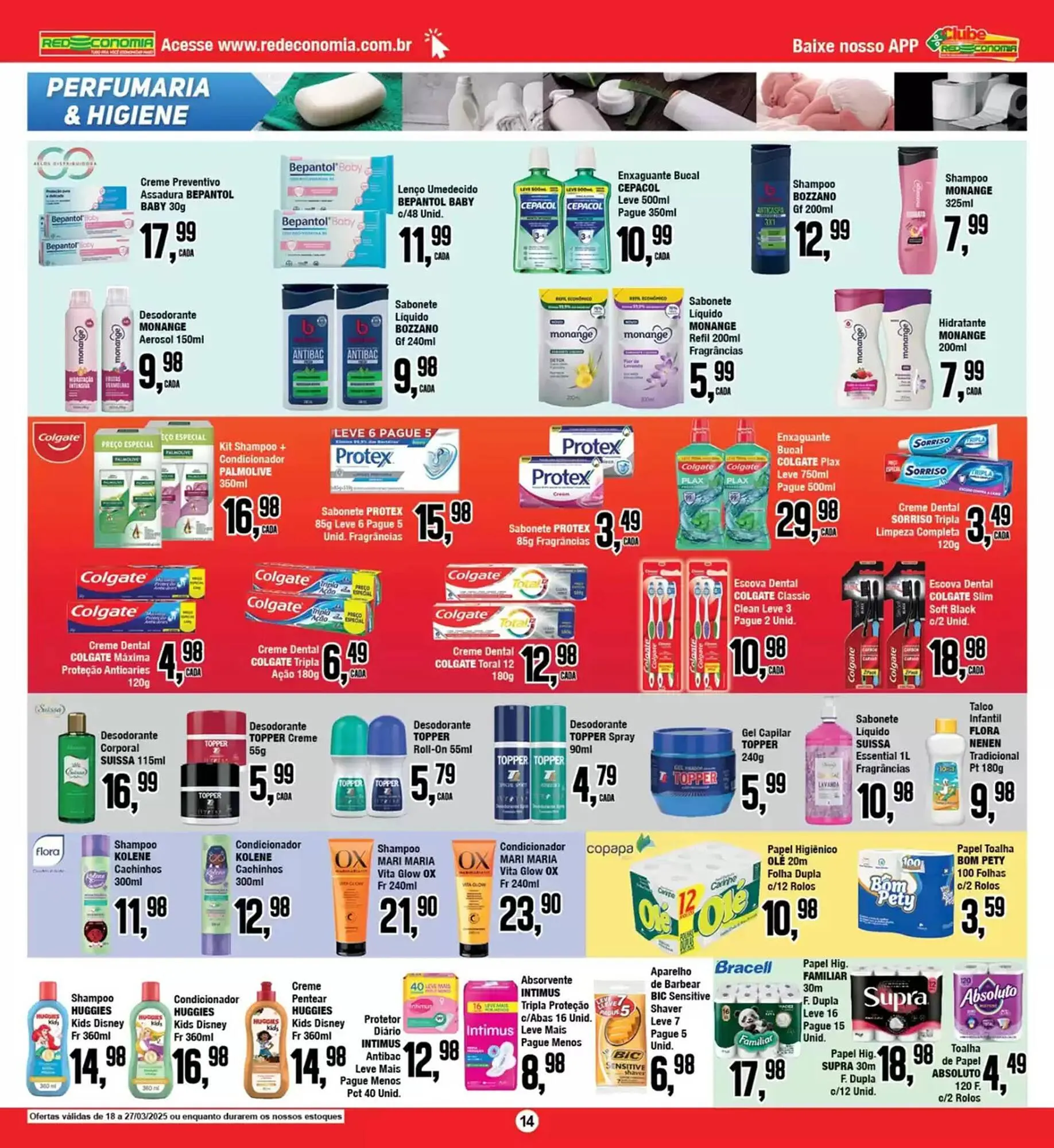 Encarte de Catálogo Rede Economia 21 de março até 23 de março 2025 - Pagina 14