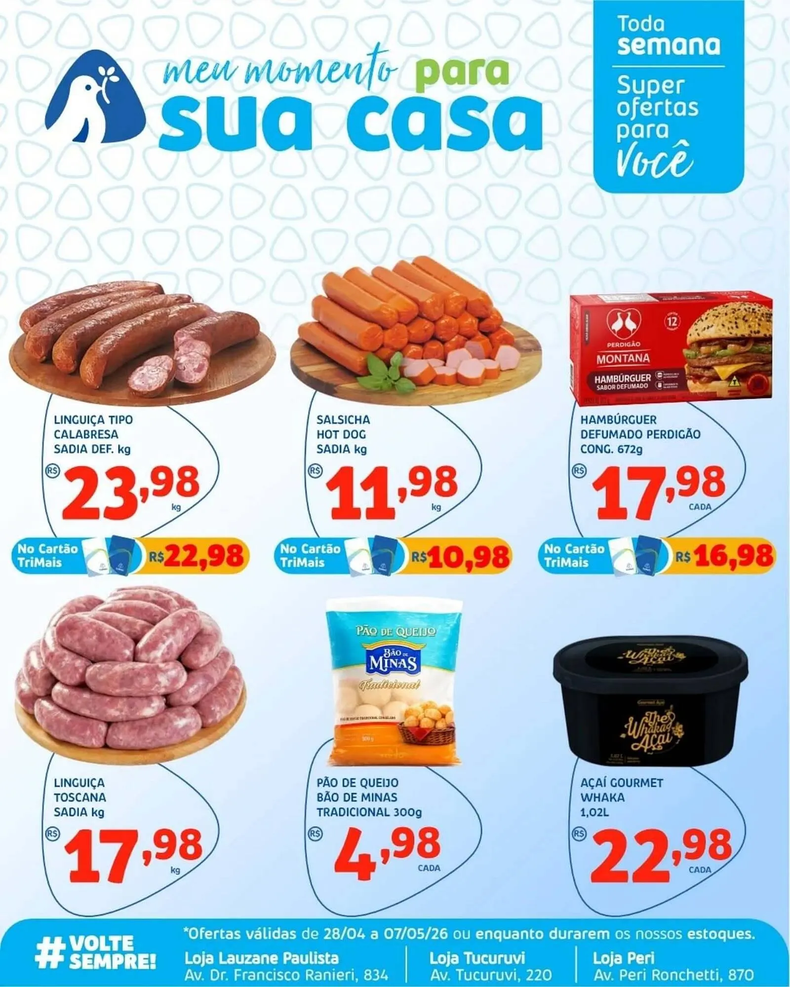 Encarte de Catálogo Trimais Supermercado 1 de maio até 7 de maio 2026 - Pagina 3