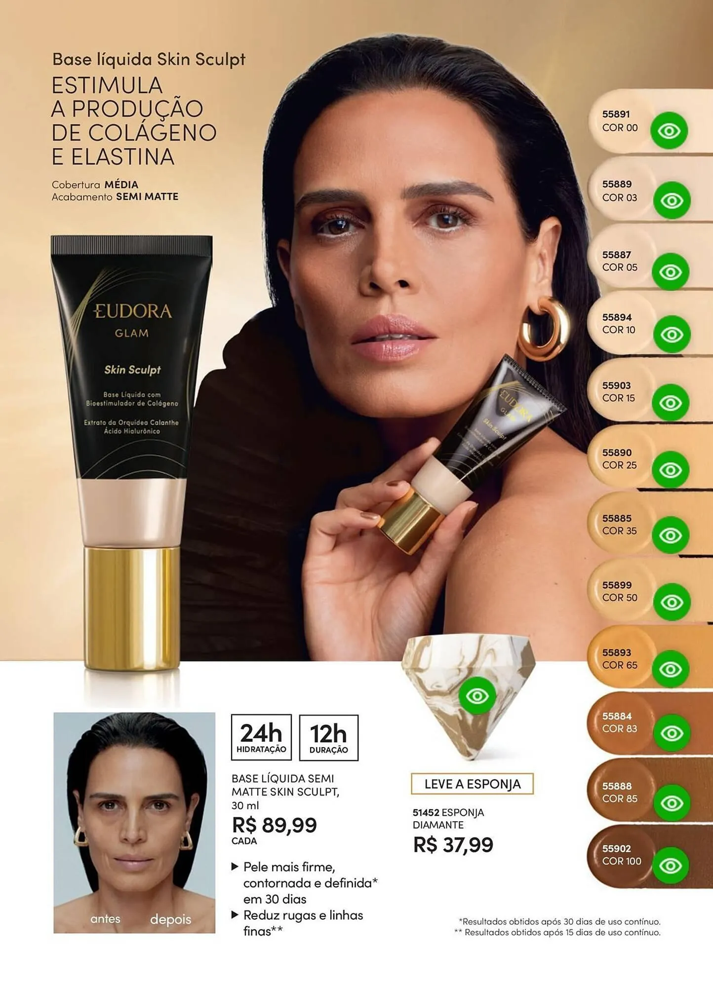 Encarte de Catálogo Eudora 23 de abril até 30 de junho 2025 - Pagina 55