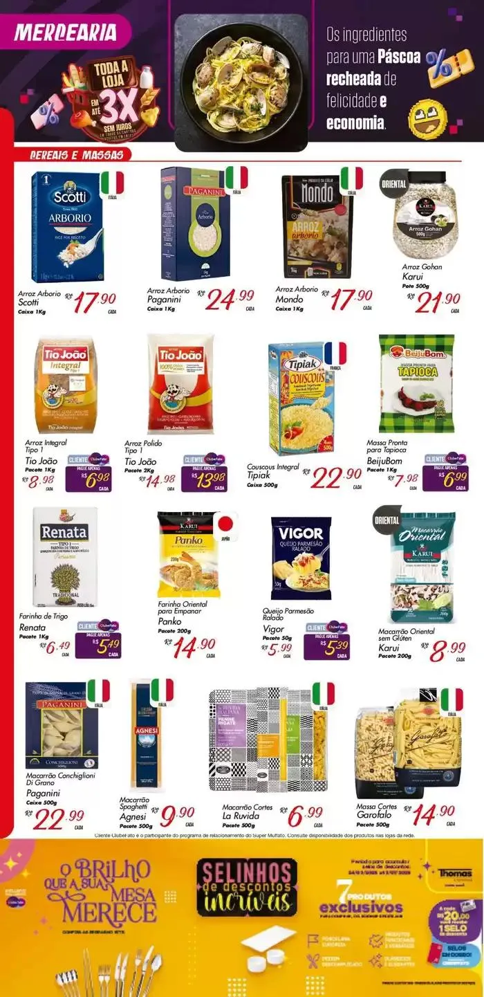 Encarte de Promoções especiais em andamento 4 de abril até 13 de abril 2025 - Pagina 6