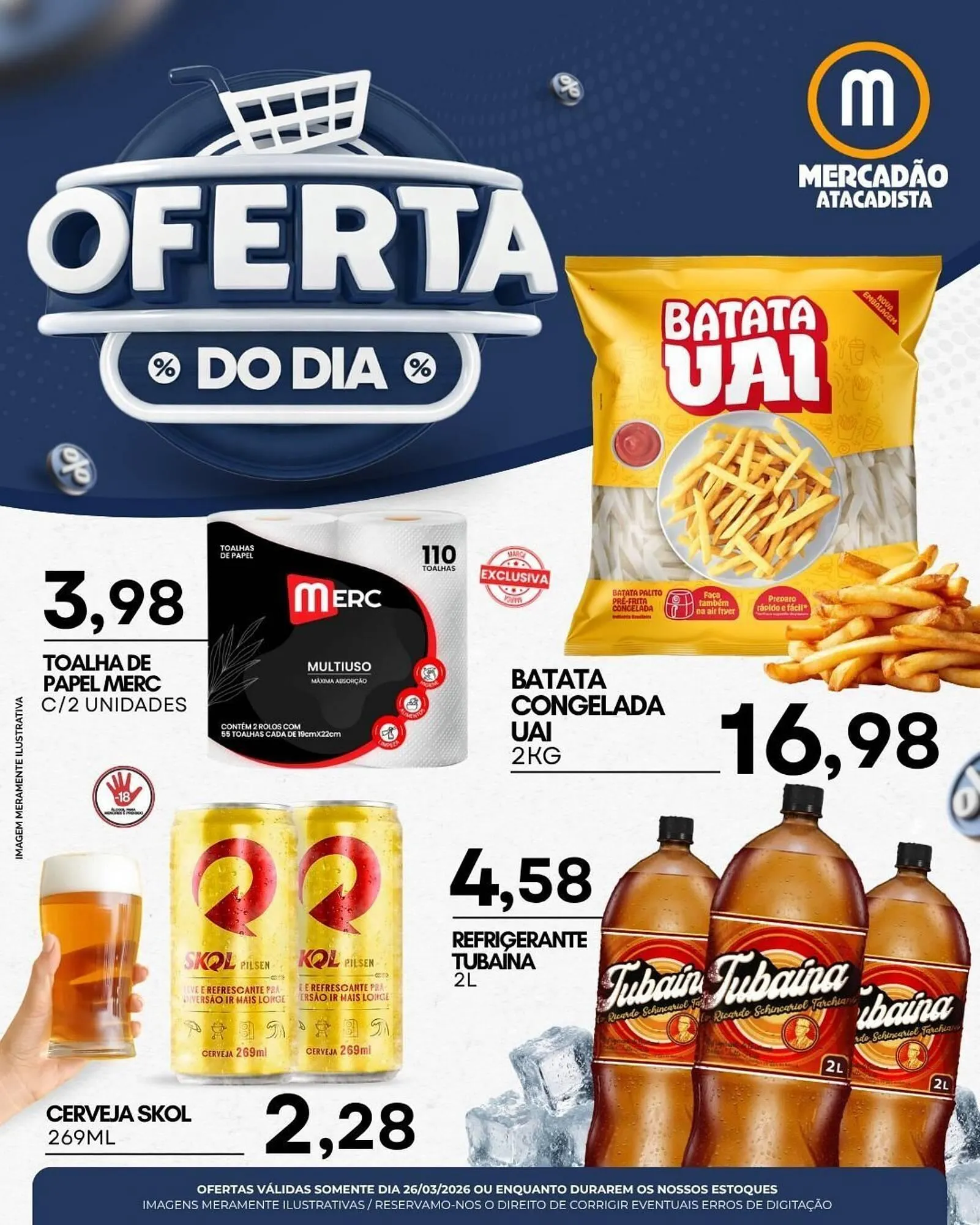 Encarte de Folheto Mercadão Atacadista 26 de março até 27 de março 2026 - Pagina 2