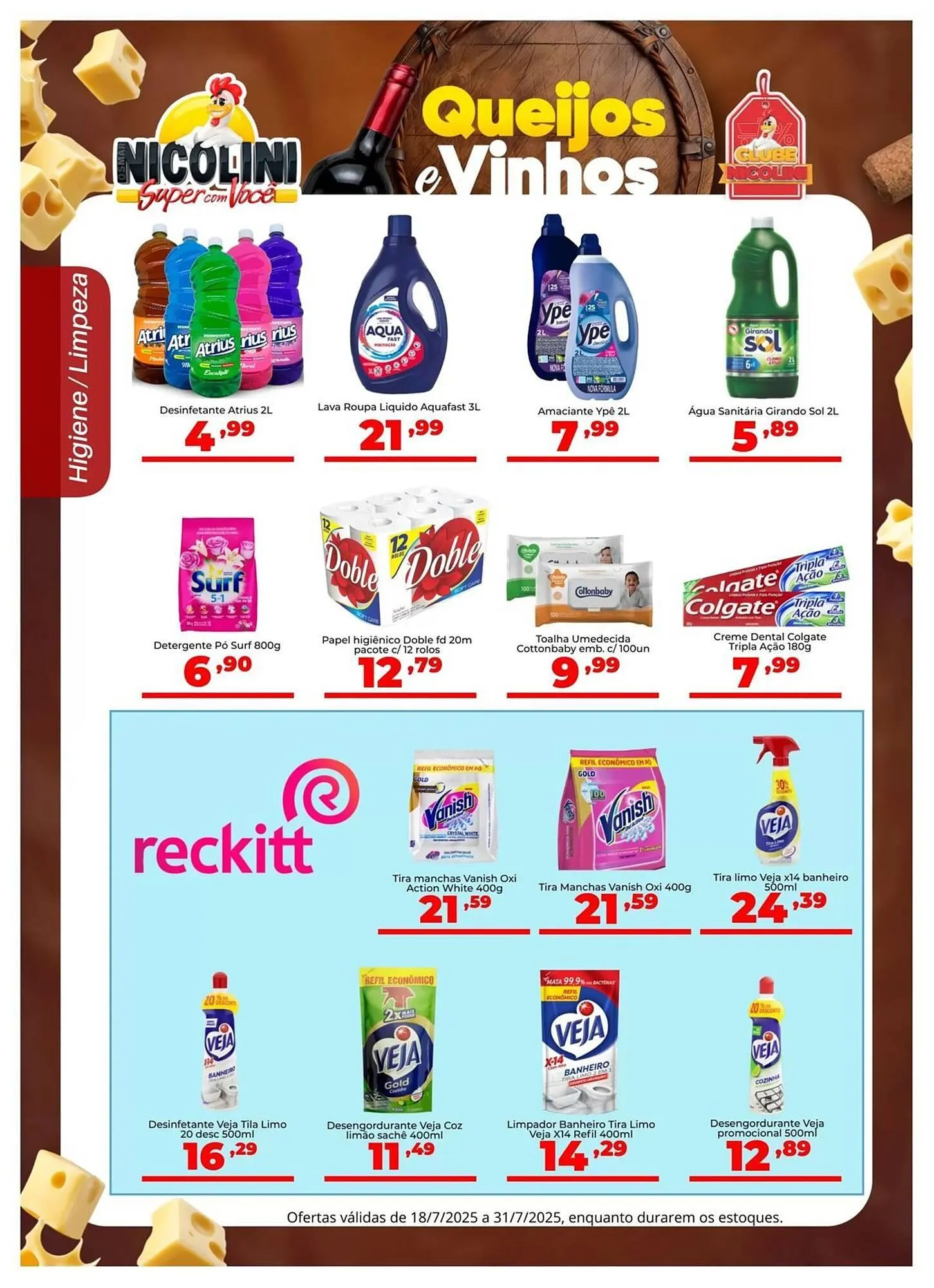 Encarte de Catálogo Super Nicolini 18 de julho até 31 de julho 2025 - Pagina 7