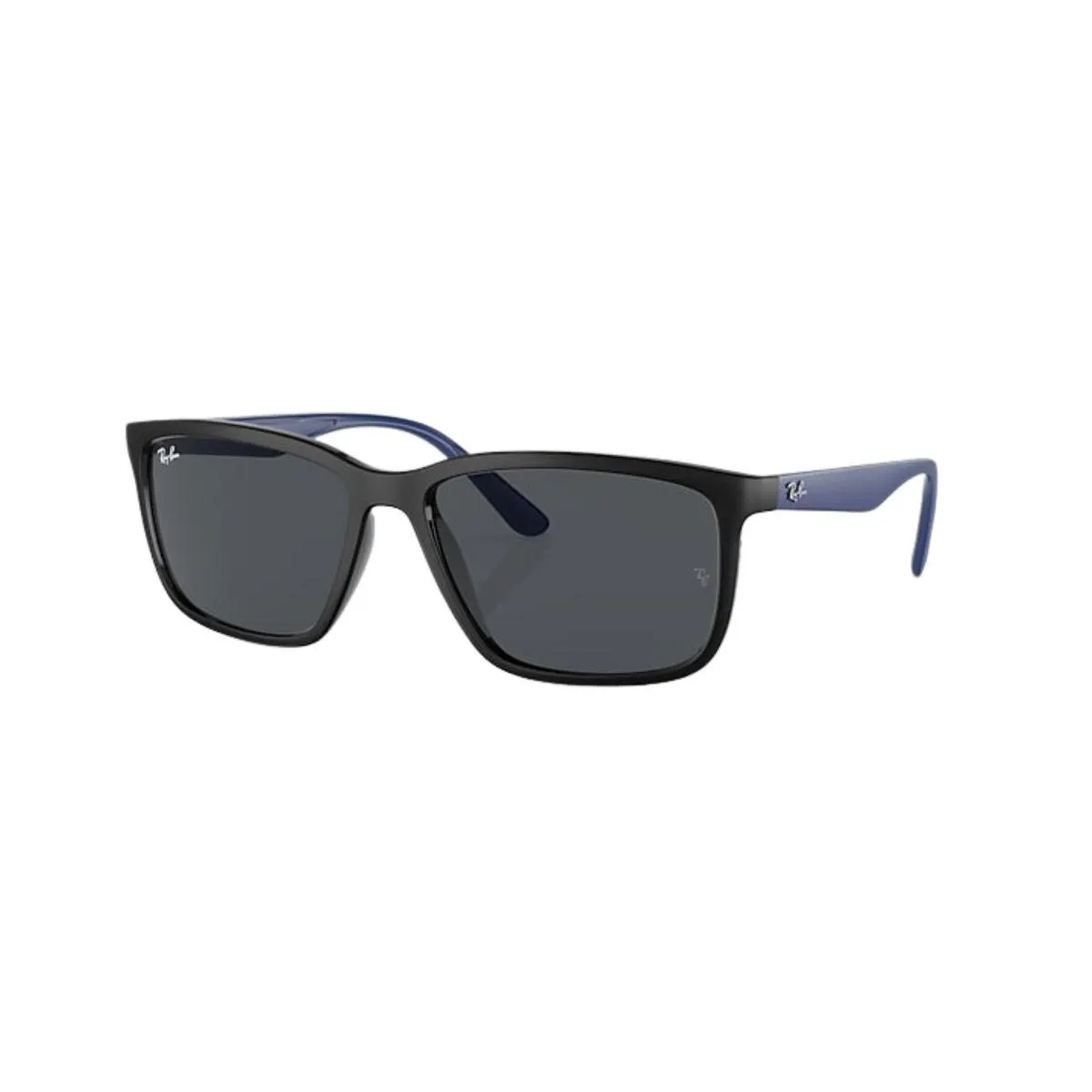 Óculos de sol Ray Ban, modelo RB4384L, cor Azul e Preto Fosco, tamanho 60