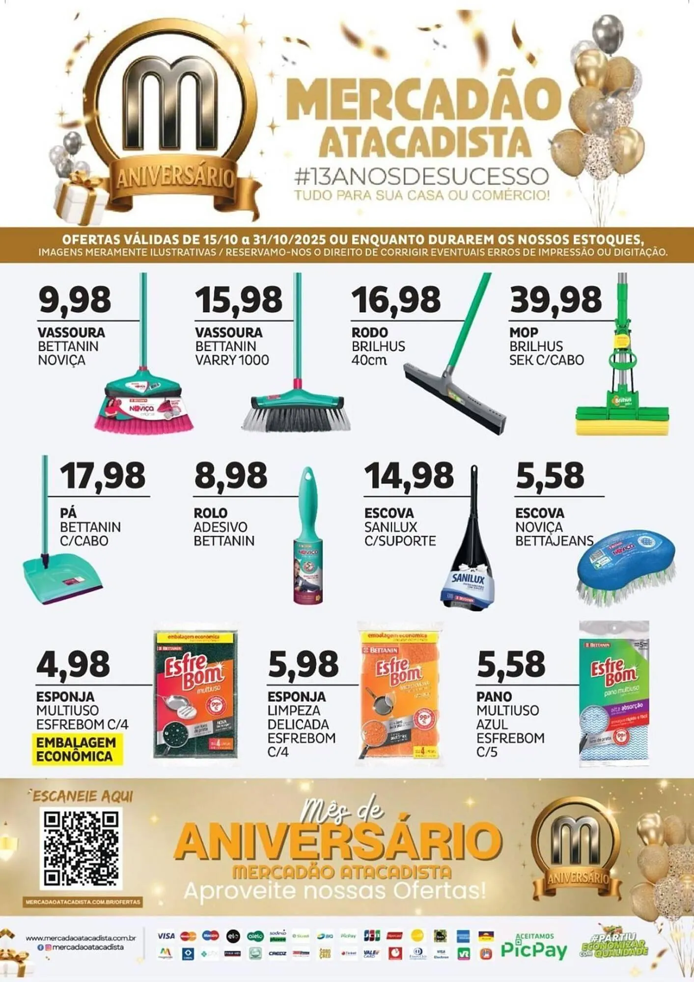 Encarte de Folheto Mercadão Atacadista 17 de outubro até 31 de outubro 2025 - Pagina 3