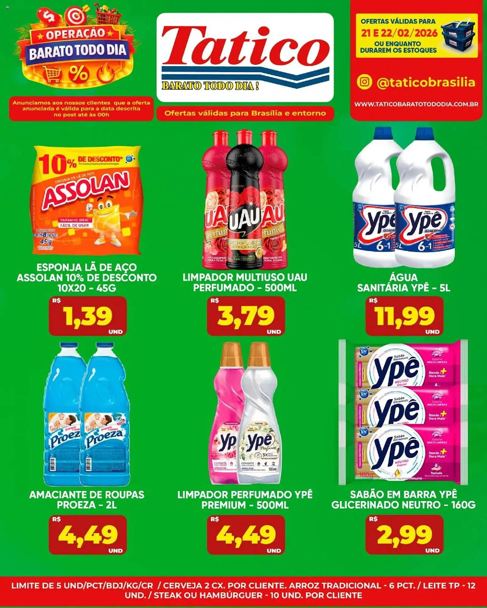 Encarte de Tabloide Tatico 23 de fevereiro até 23 de fevereiro 2026 - Pagina 34