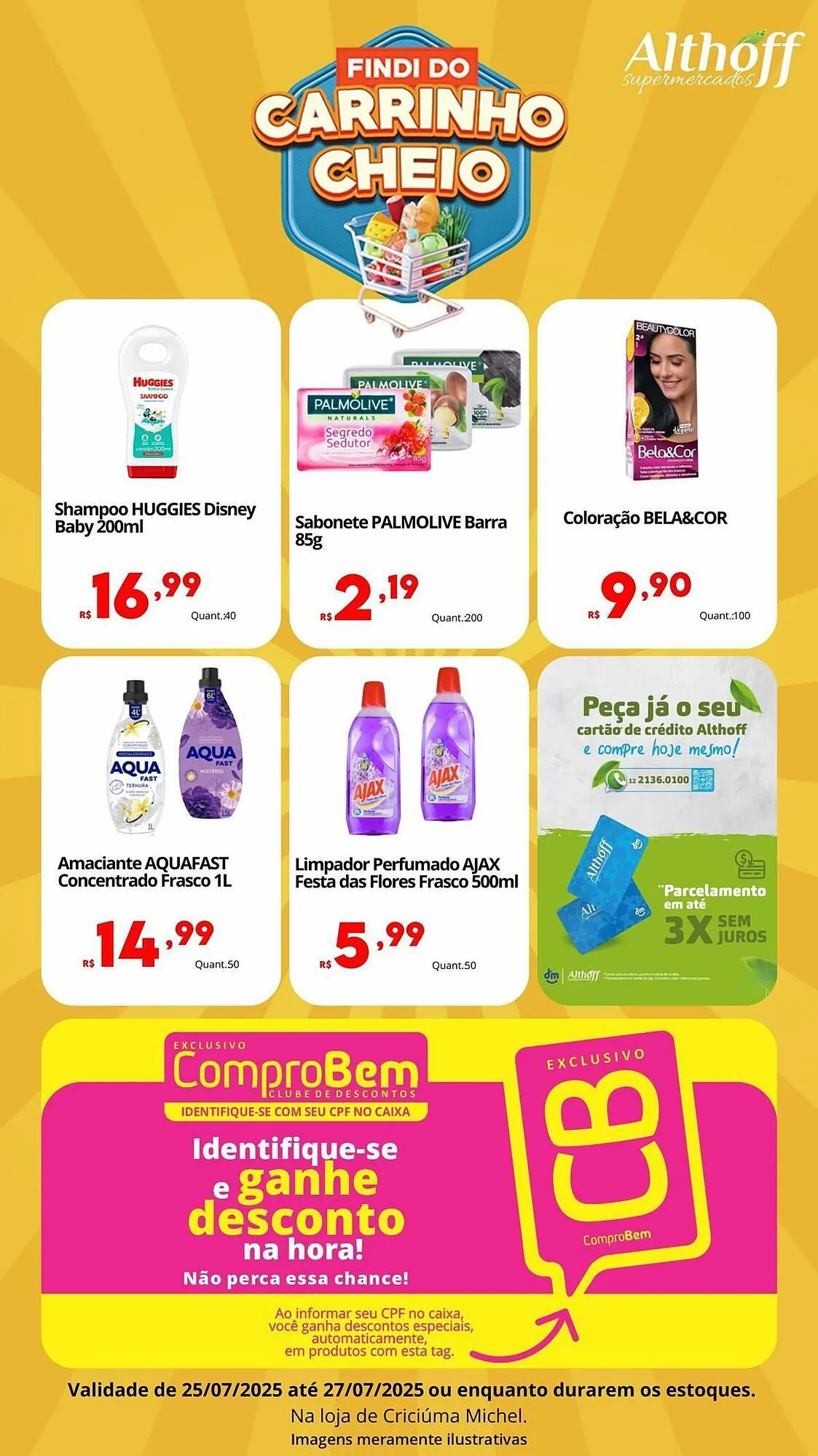 Encarte de Catálogo Althoff Supermercados 25 de julho até 27 de julho 2025 - Pagina 3