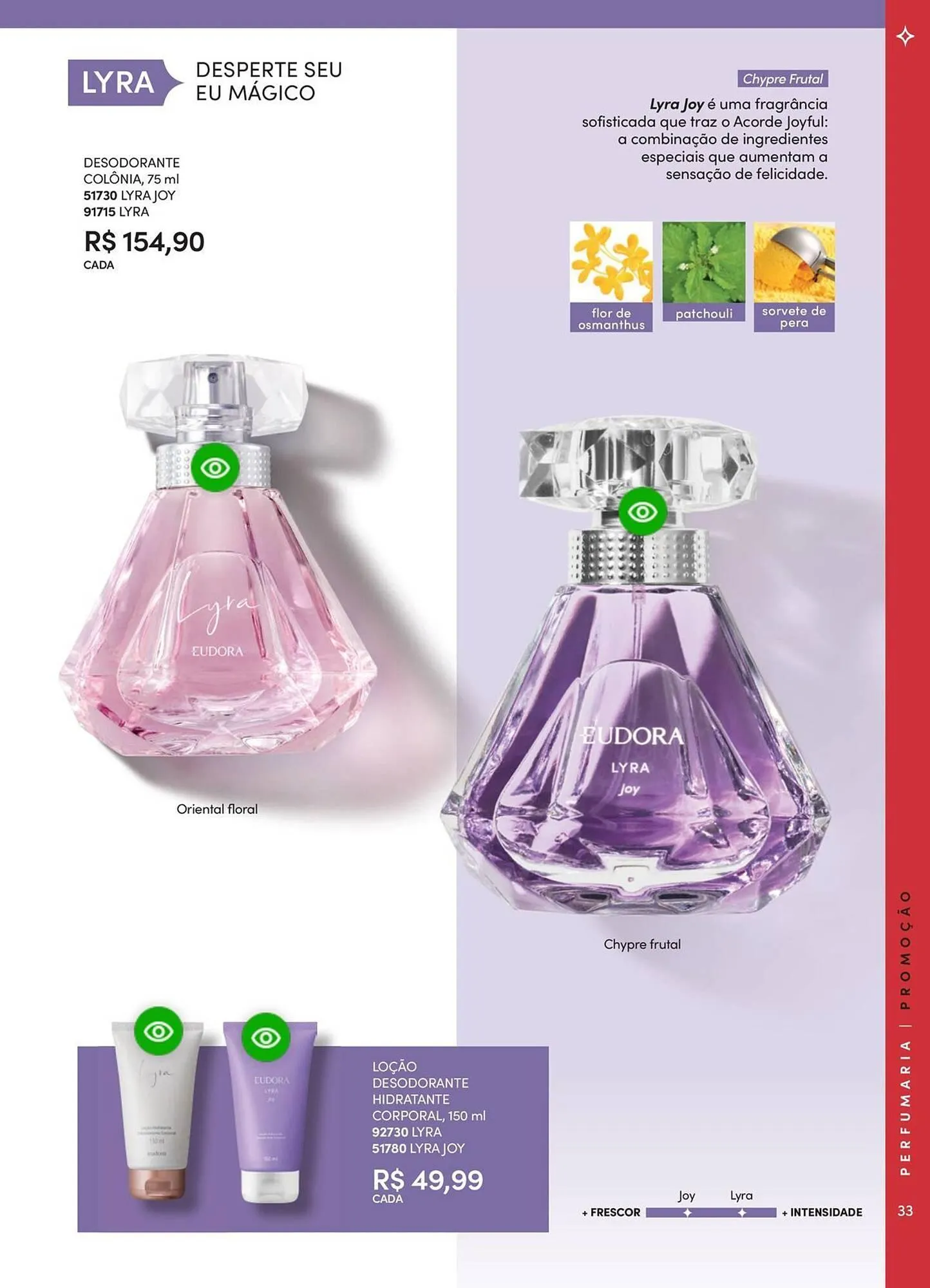 Encarte de Catálogo Eudora 23 de abril até 30 de junho 2025 - Pagina 39