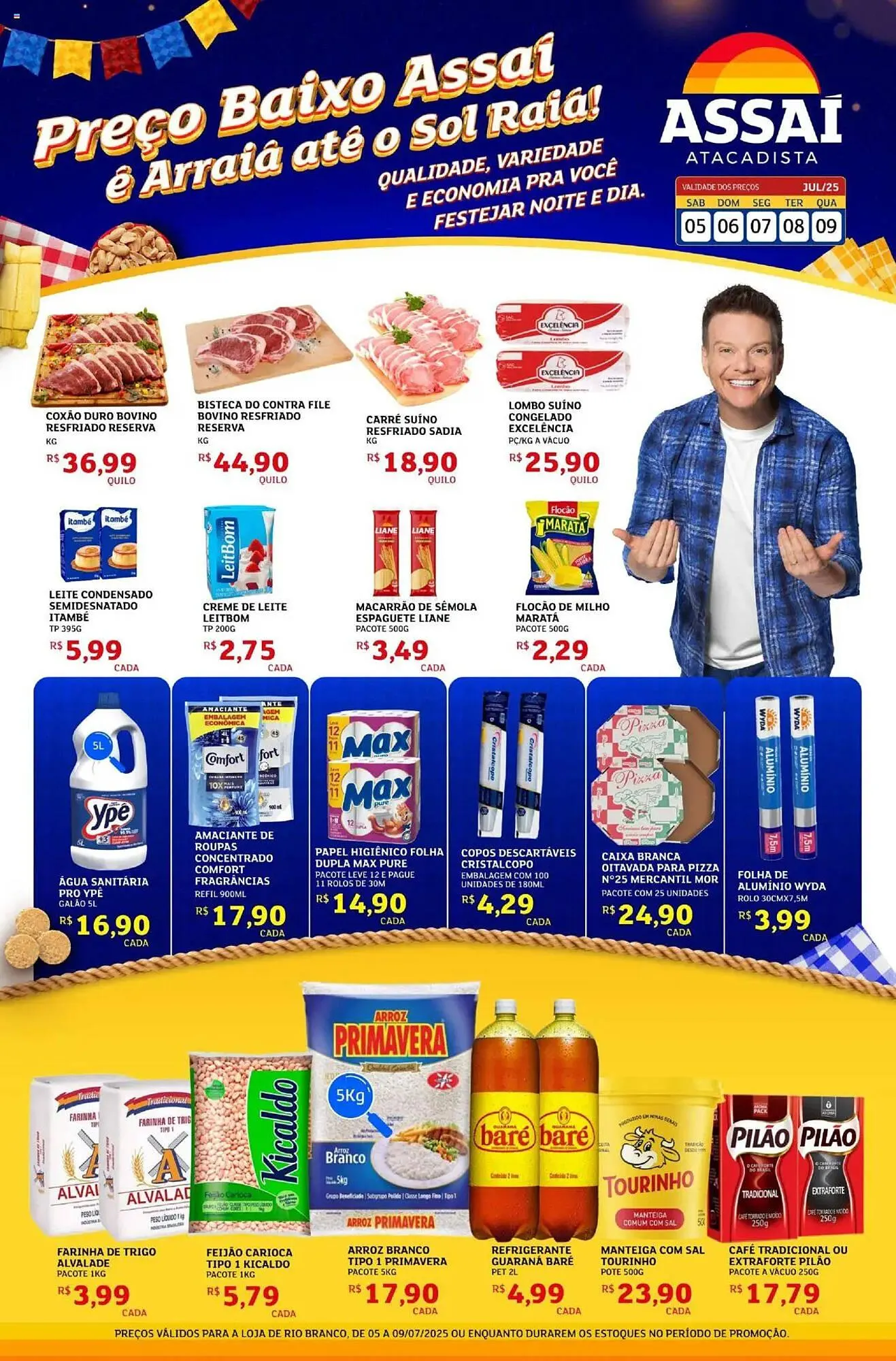 Encarte de Catálogo Assaí Atacadista 5 de julho até 9 de julho 2025 - Pagina 1