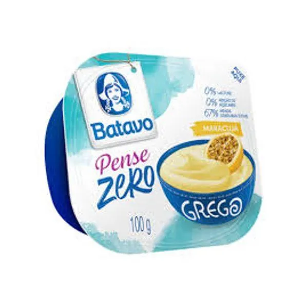 Iogurte Batavo Grego Pense 0 Maracuja 100g