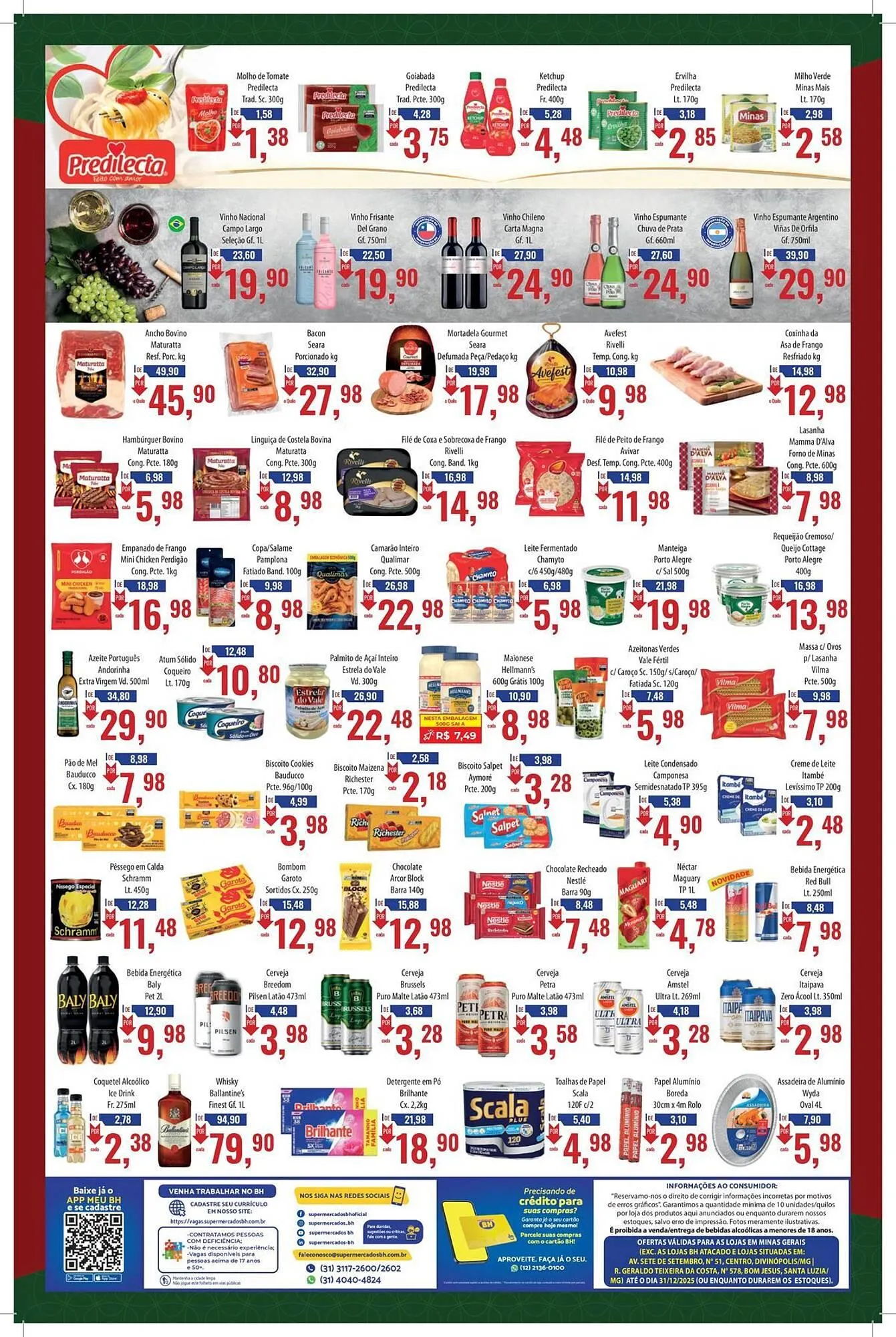 Encarte de Folheto Supermercados BH 17 de dezembro até 31 de dezembro 2025 - Pagina 2