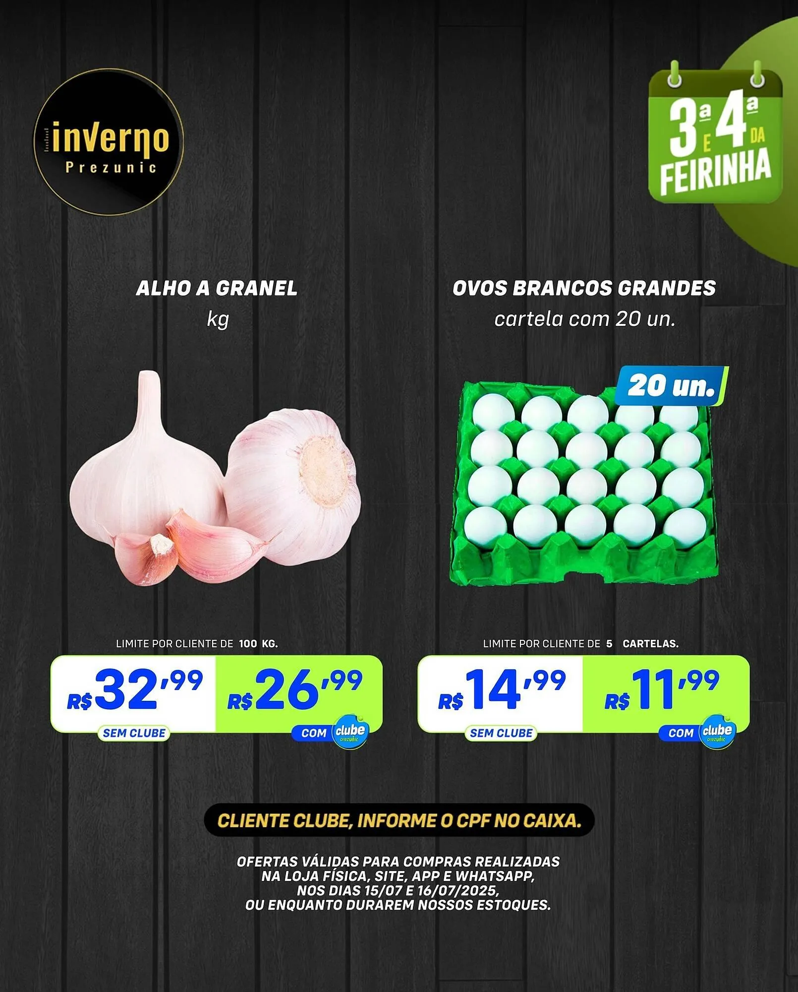 Encarte de Catálogo Prezunic 15 de julho até 16 de julho 2025 - Pagina 1