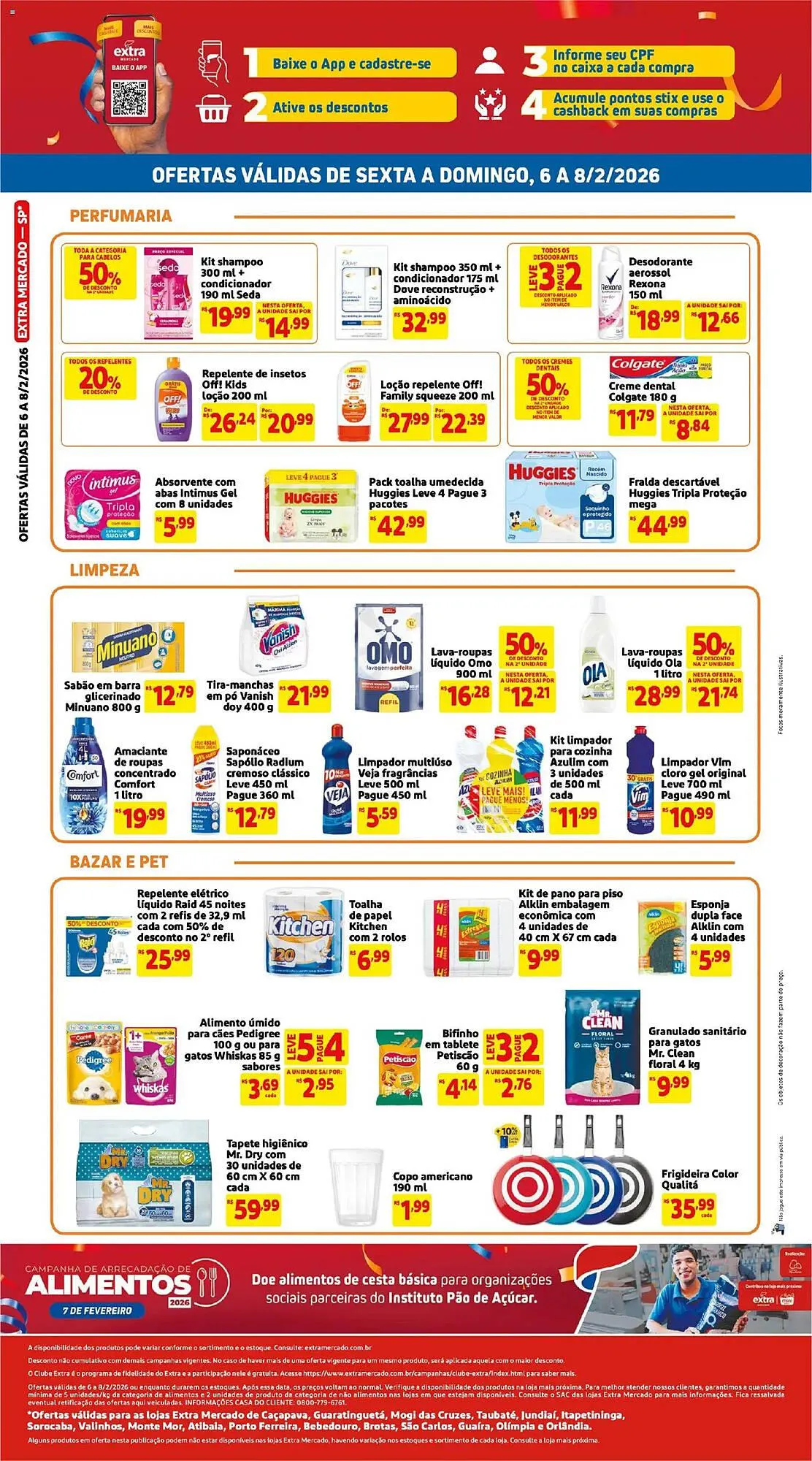 Encarte de Encarte Mercado Extra 6 de fevereiro até 8 de fevereiro 2026 - Pagina 4