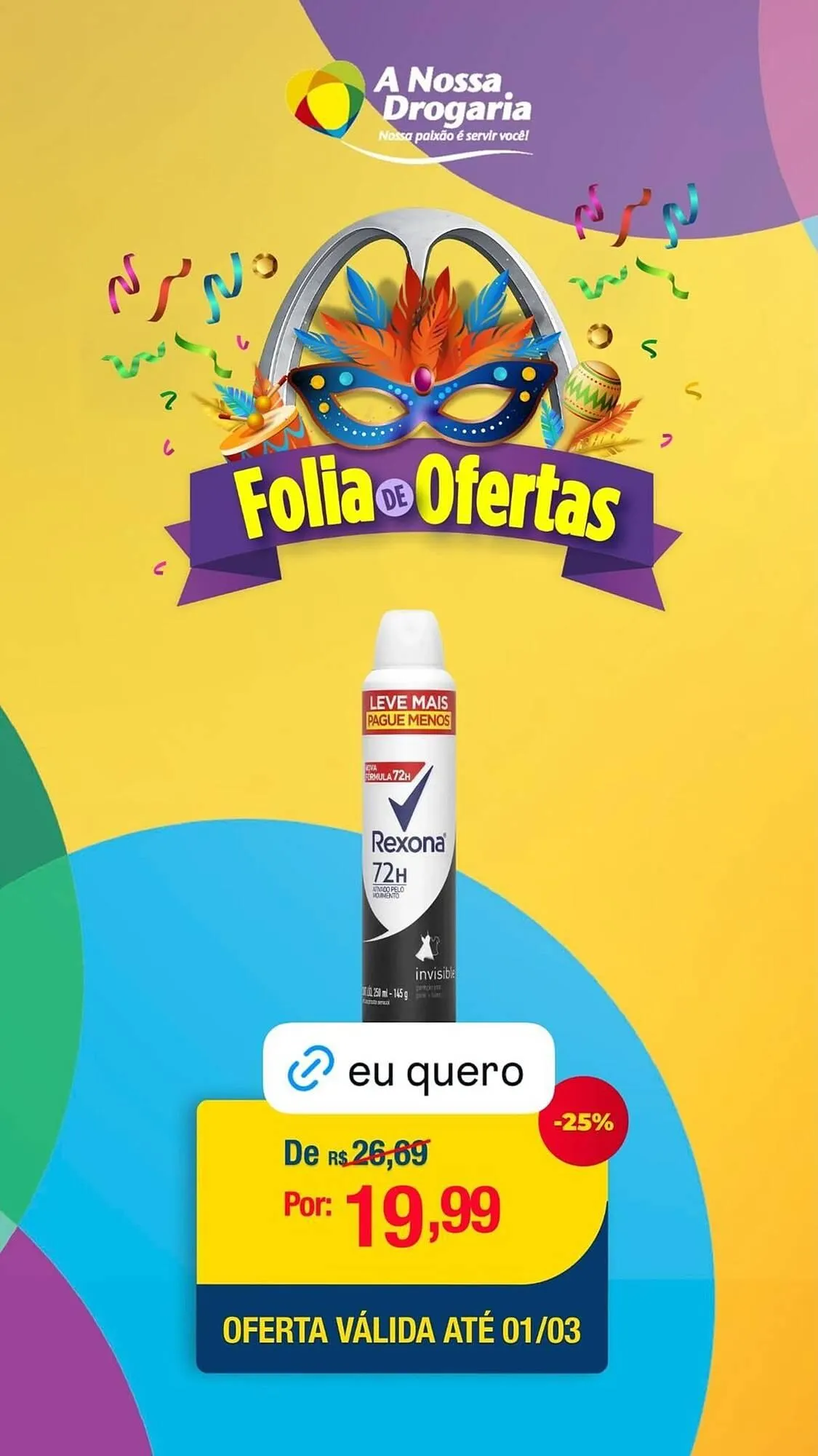 Encarte de Catálogo A Nossa Drogaria 25 de fevereiro até 1 de março 2026 - Pagina 3