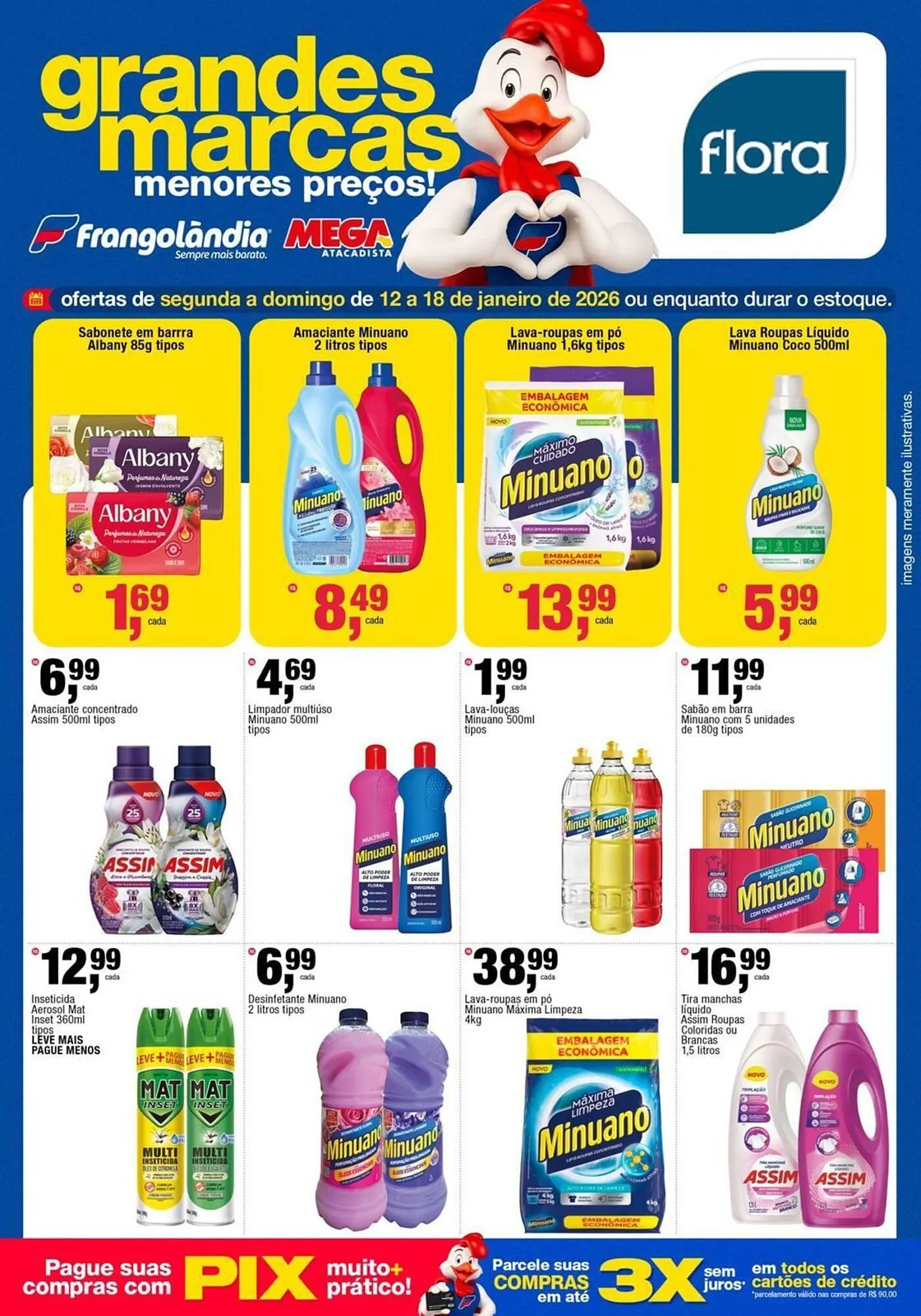 Encarte de Encarte Frangolândia 12 de janeiro até 18 de janeiro 2026 - Pagina 1