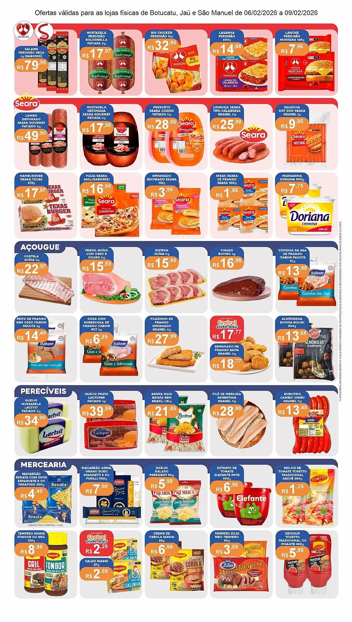 Encarte de Catálogo Central Supermercados 9 de fevereiro até 10 de fevereiro 2026 - Pagina 2