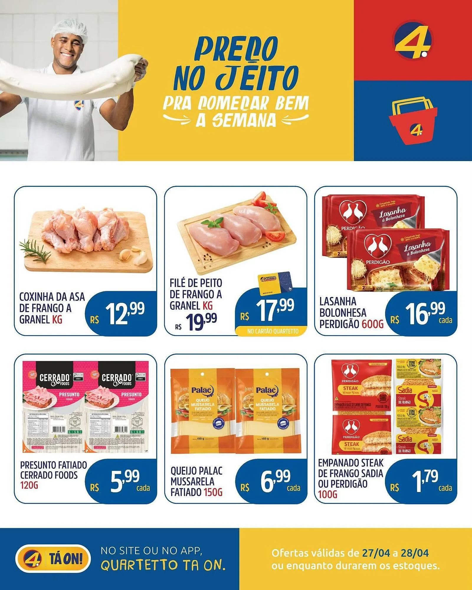 Encarte de Catálogo Quartetto Supermercados 27 de abril até 28 de abril 2026 - Pagina 4
