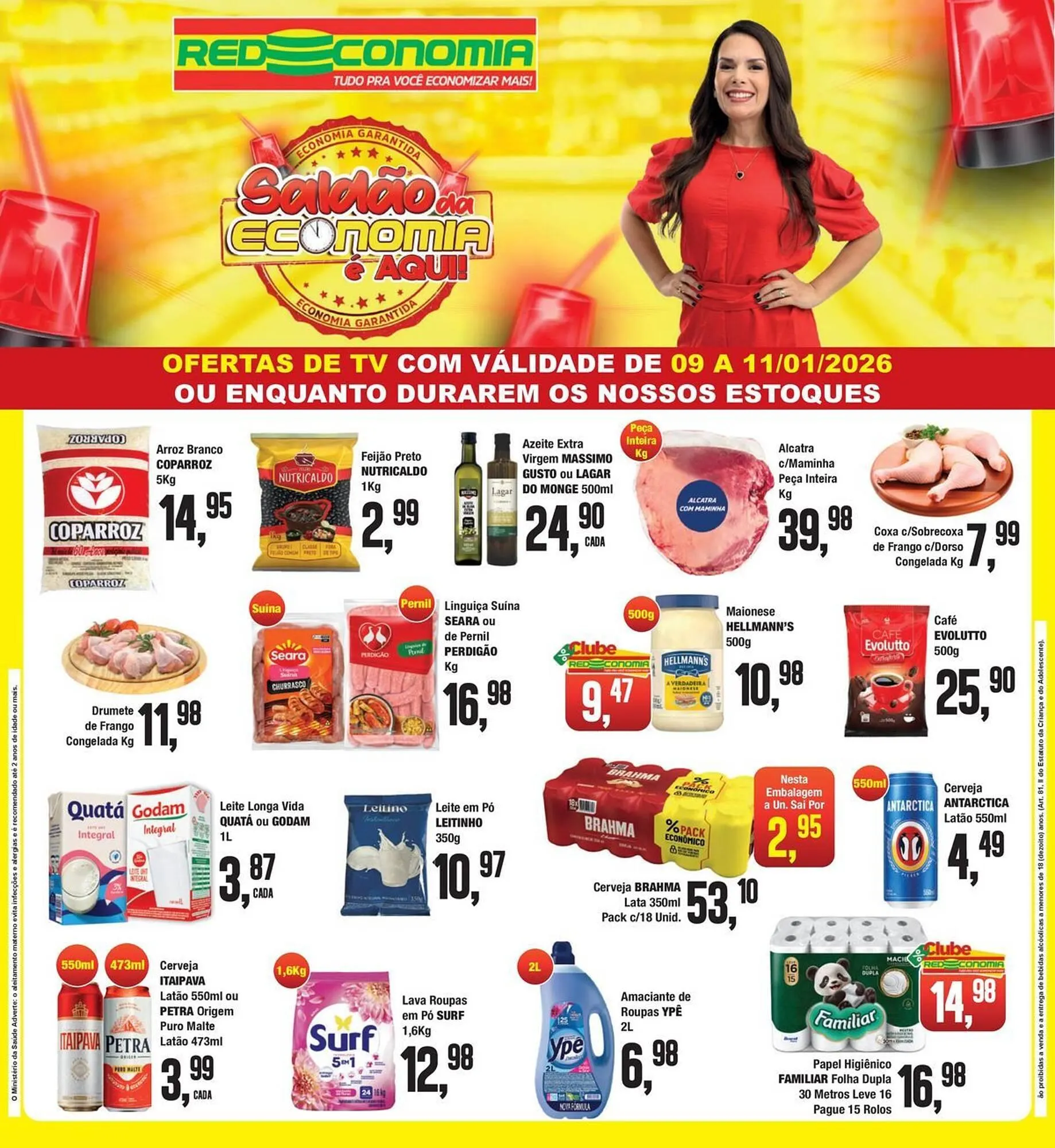 Encarte de Encarte Rede Economia 9 de janeiro até 11 de janeiro 2026 - Pagina 1