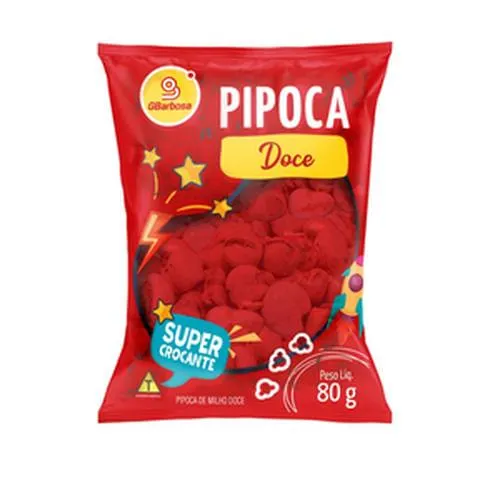 Pipoca Doce GBarbosa Tradicional 80g