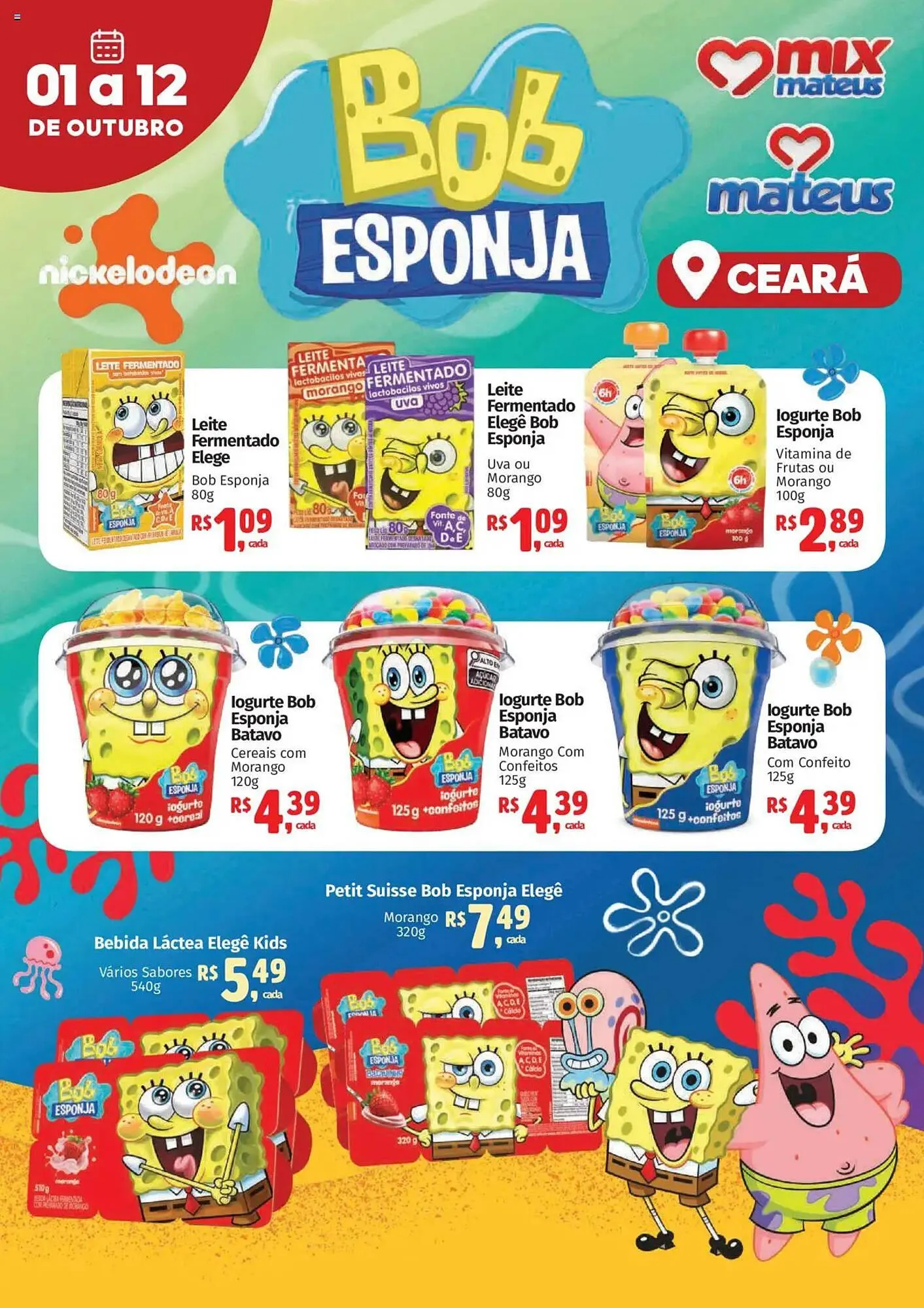 Encarte de Catálogo Supermercados Mateus 1 de outubro até 12 de outubro 2025 - Pagina 1