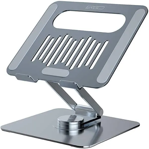 Suporte Ergonômico para Notebook em Alumínio, Base Giratória 360º, LS150, Ergo - CX 1 UN