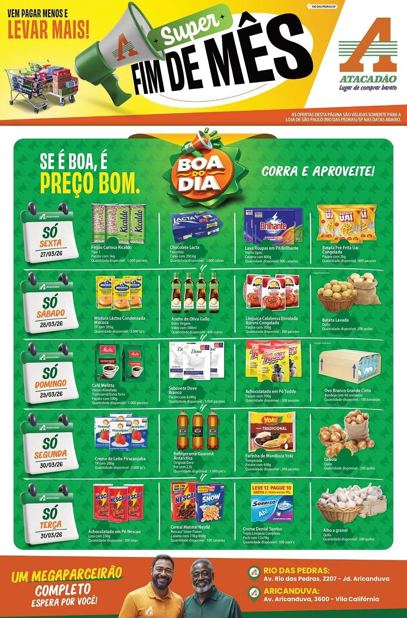 Encarte de Folheto Atacadão 30 de março até 31 de março 2026 - Pagina 1