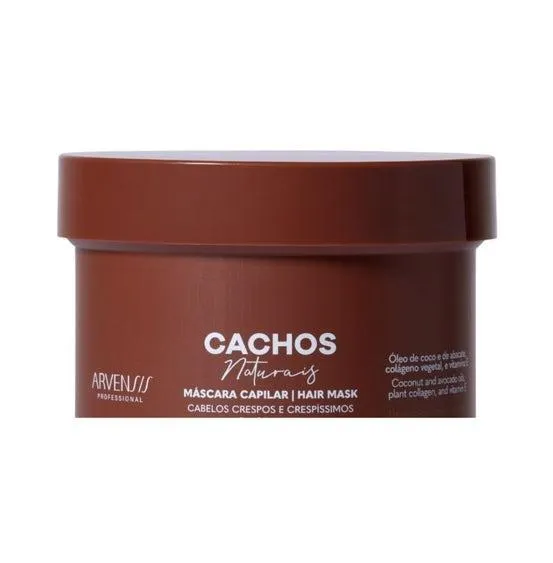 Máscara Arvensis Cachos Naturais Crespos/Crespissmos 500g