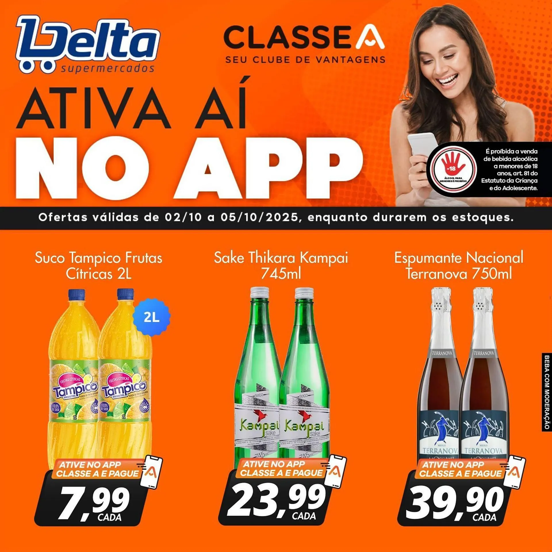 Encarte de Catálogo Delta Supermercados 2 de outubro até 5 de outubro 2025 - Pagina 1