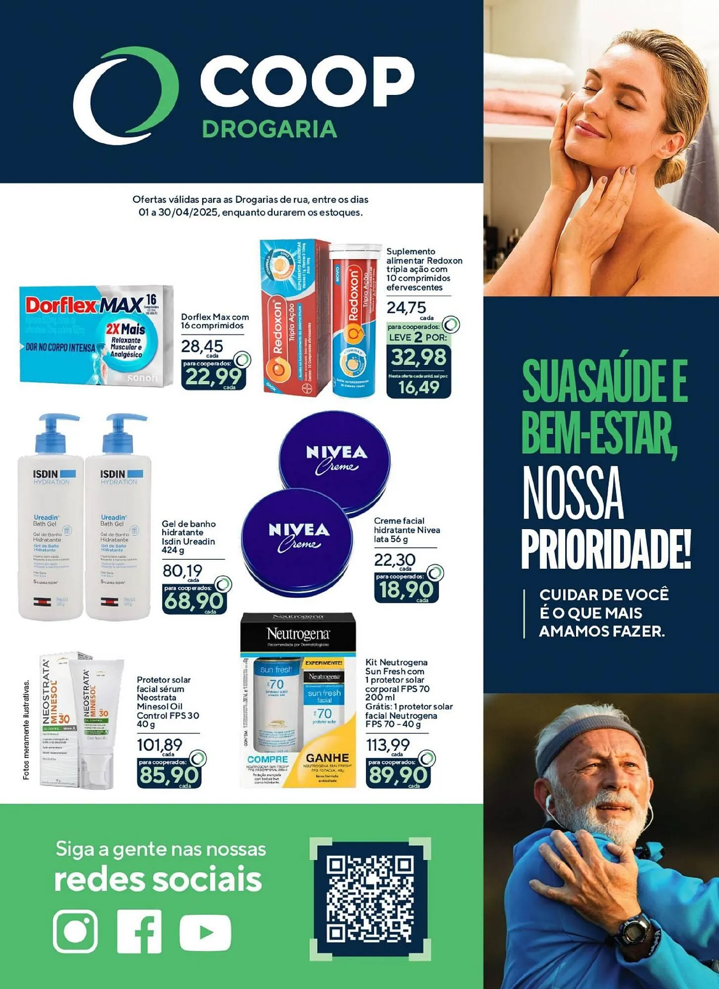 Encarte de Catálogo Drogaria Coop 1 de abril até 30 de abril 2025 - Pagina 1