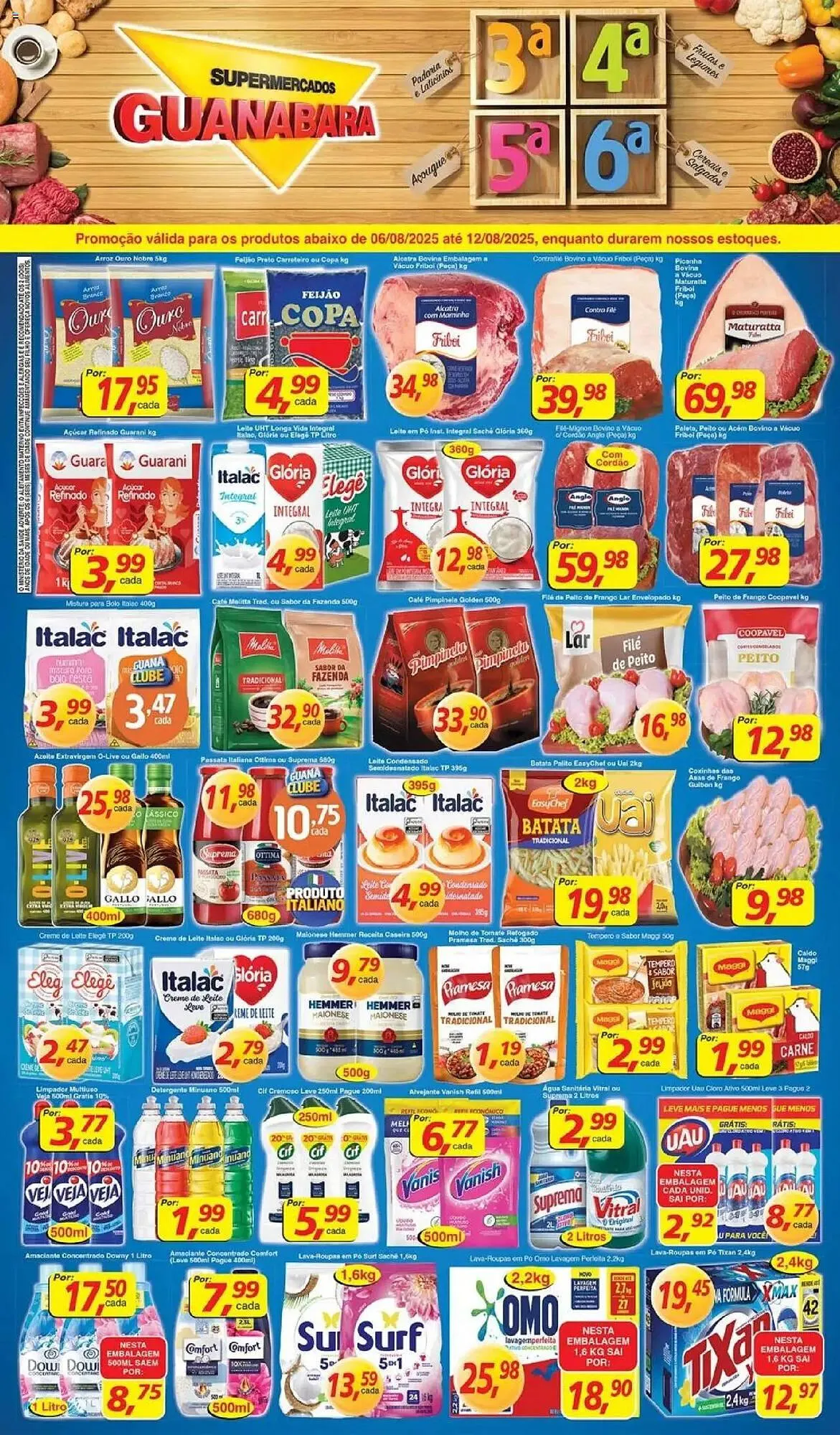 Encarte de Catálogo Supermercados Guanabara 6 de agosto até 13 de agosto 2025 - Pagina 12
