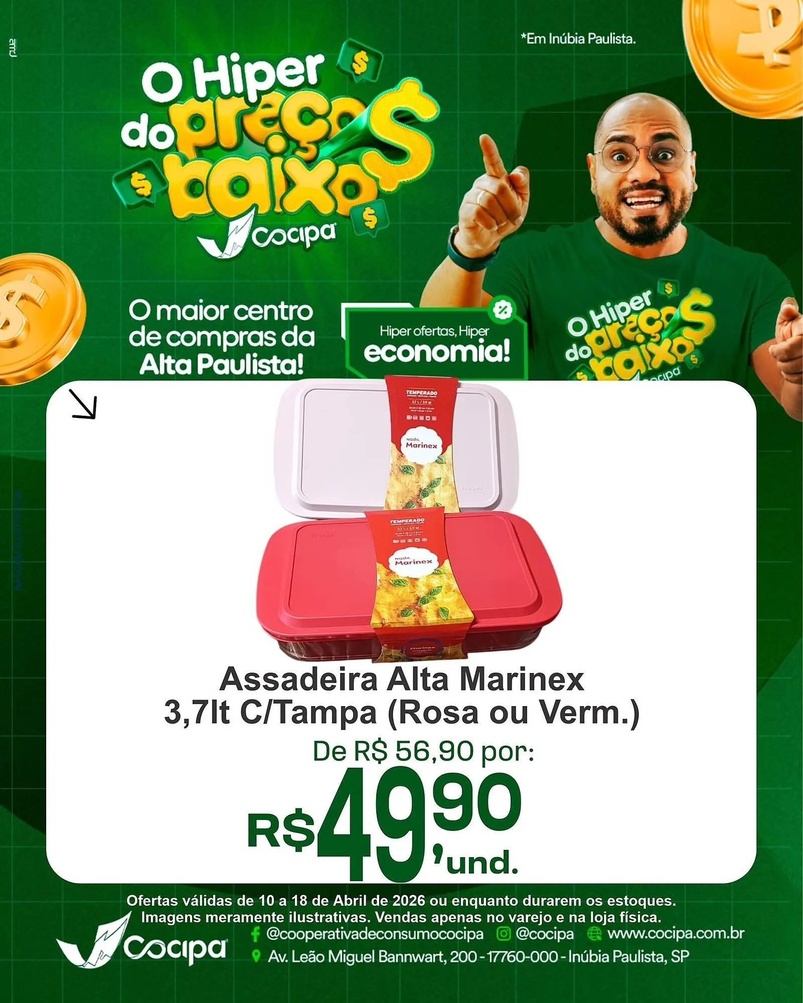 Encarte de Catálogo Cocipa 10 de abril até 18 de abril 2026 - Pagina 1