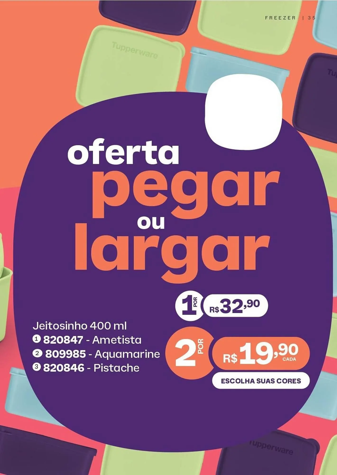 Encarte de Catálogo Tupperware 24 de outubro até 31 de outubro 2025 - Pagina 35