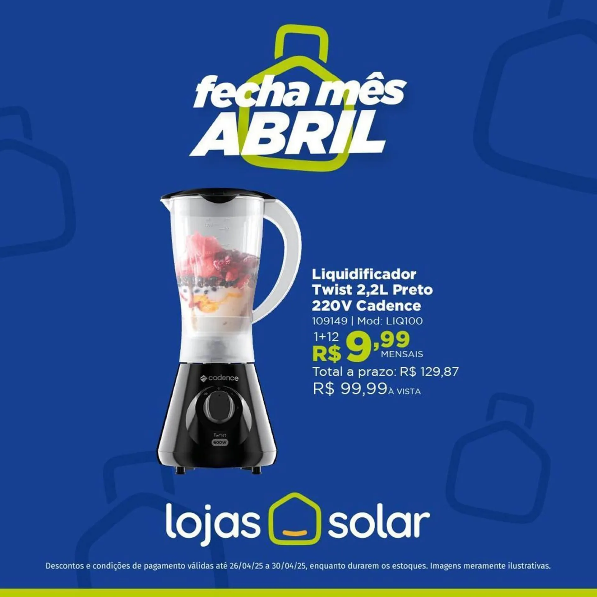 Encarte de Catálogo Lojas Solar 28 de abril até 30 de abril 2025 - Pagina 1