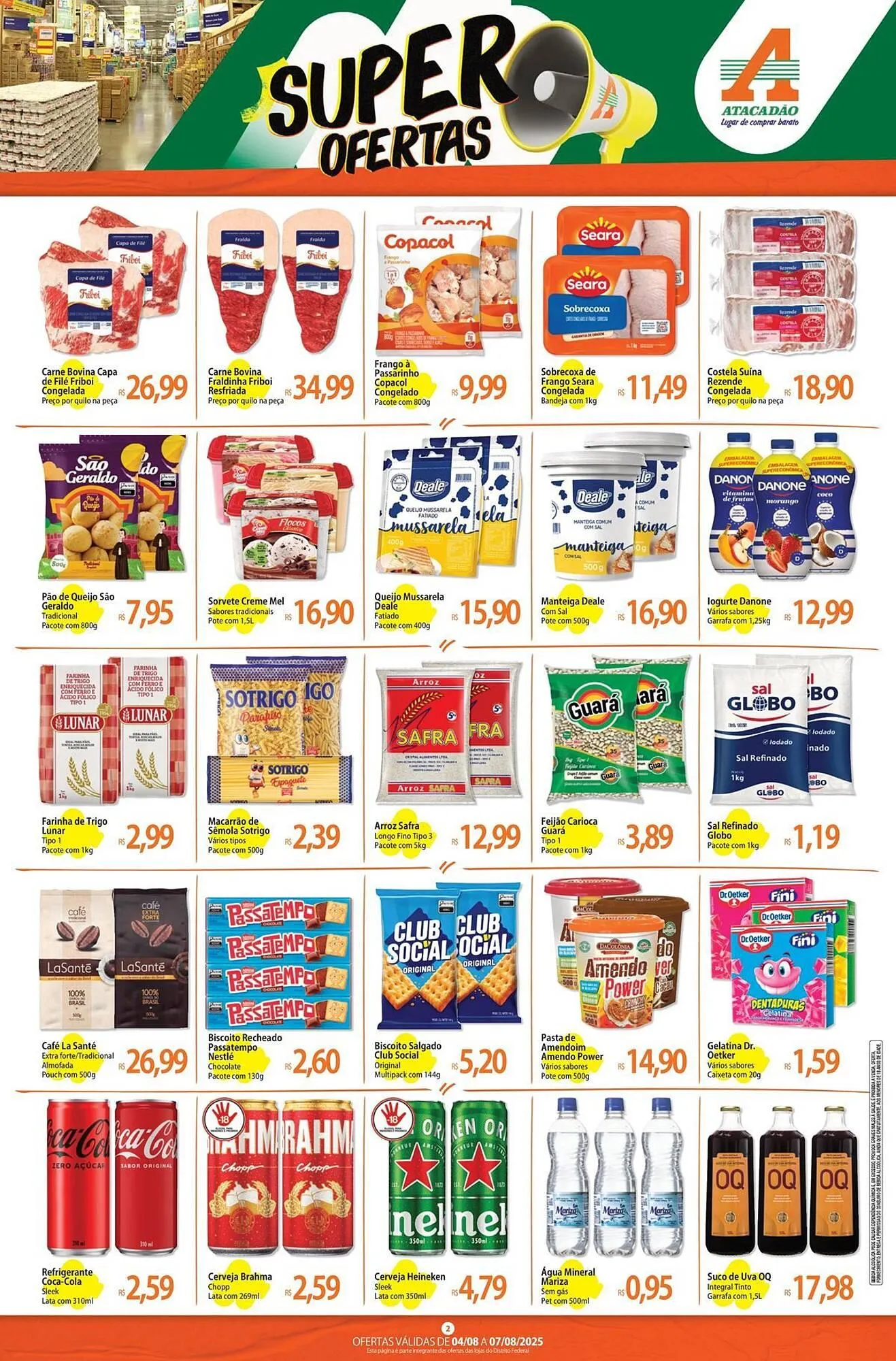 Encarte de Catálogo Atacadão 5 de agosto até 7 de agosto 2025 - Pagina 2